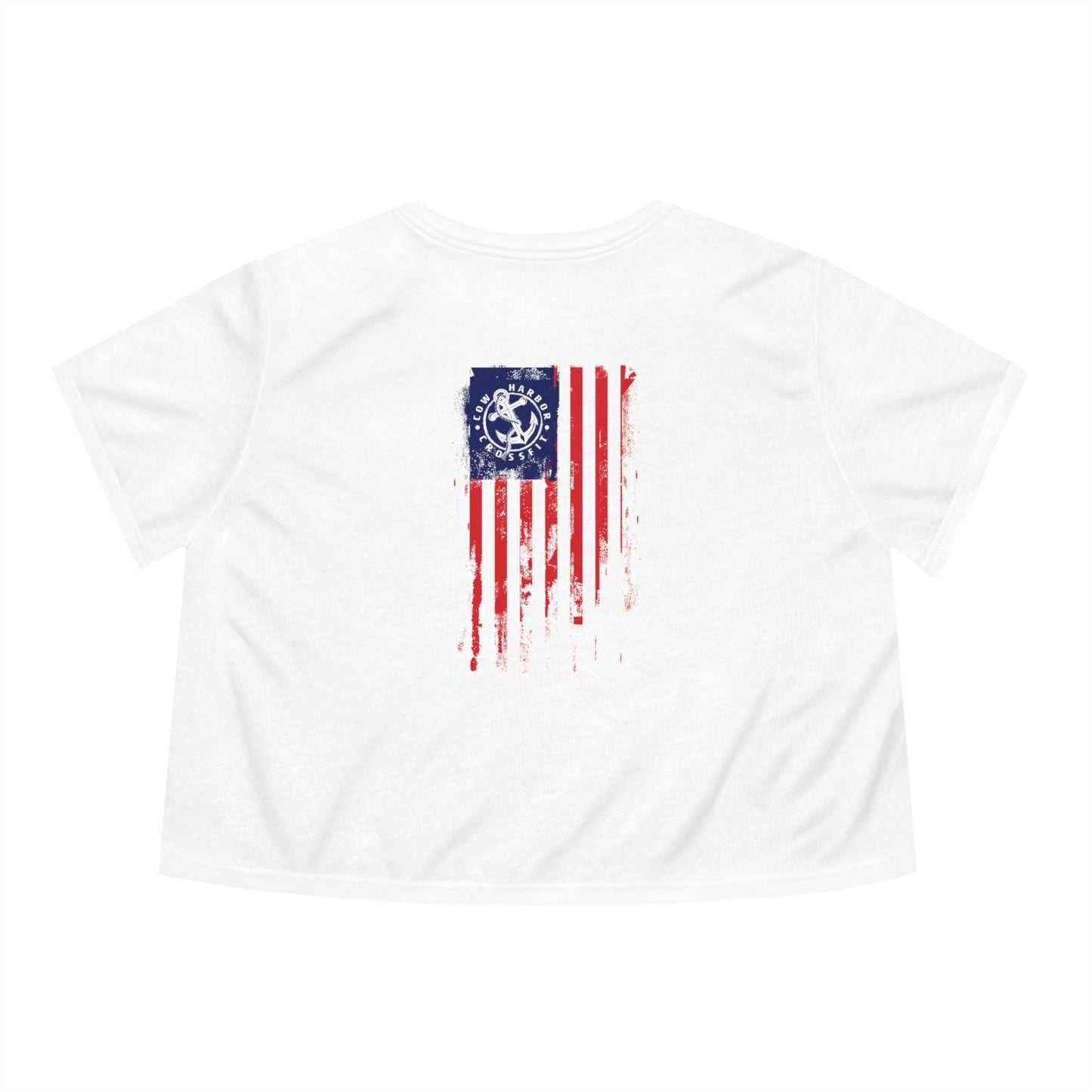 The 2024 Patriot Women's Flowy Cropped Tee
