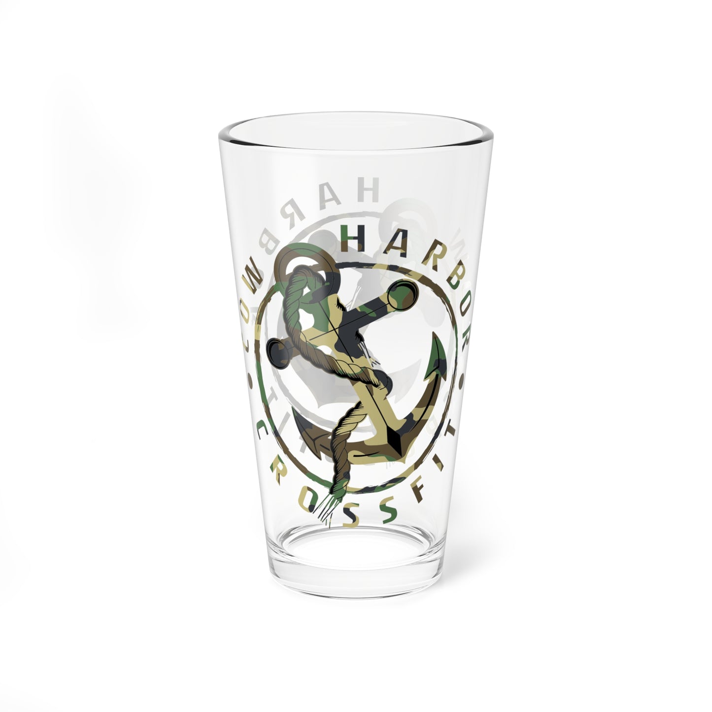 Camo Pint Glass, 16oz