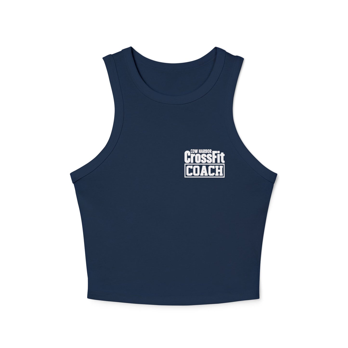 Coaches Micro Rib Racer Tank Top