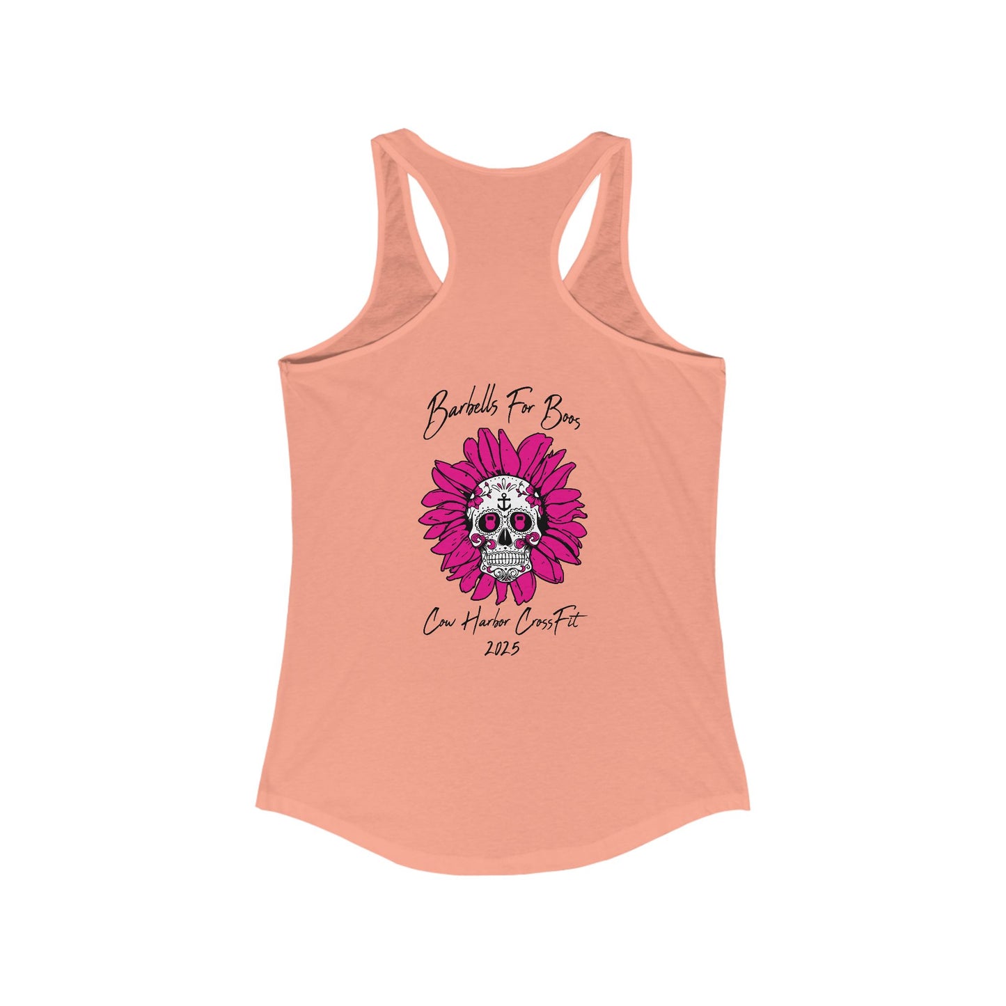 Barbells for Boos Racerback 2025