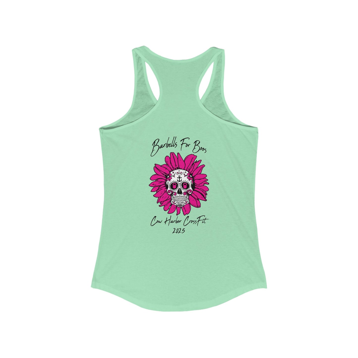 Barbells for Boos Racerback 2025