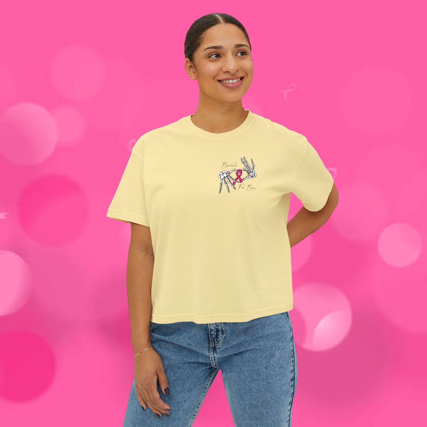 Barbells for Boos Women's Boxy Tee 2025
