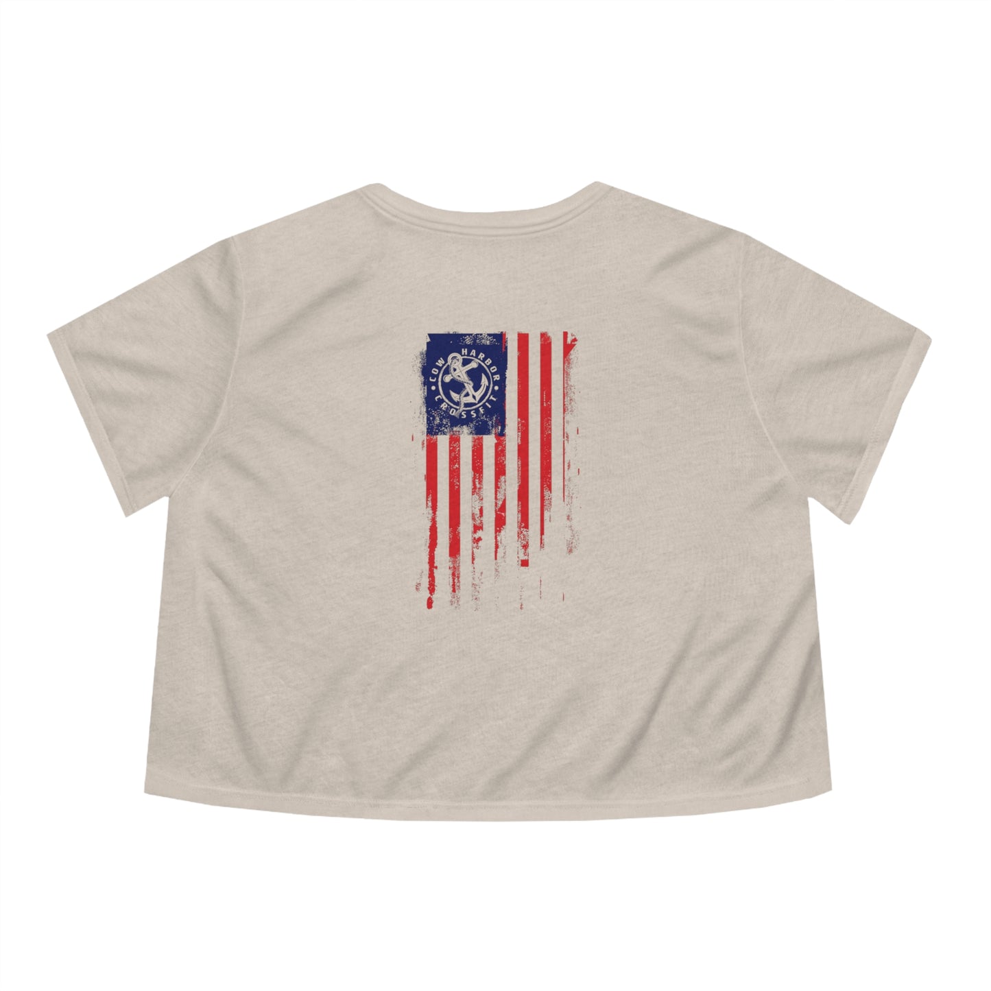 The 2024 Patriot Women's Flowy Cropped Tee