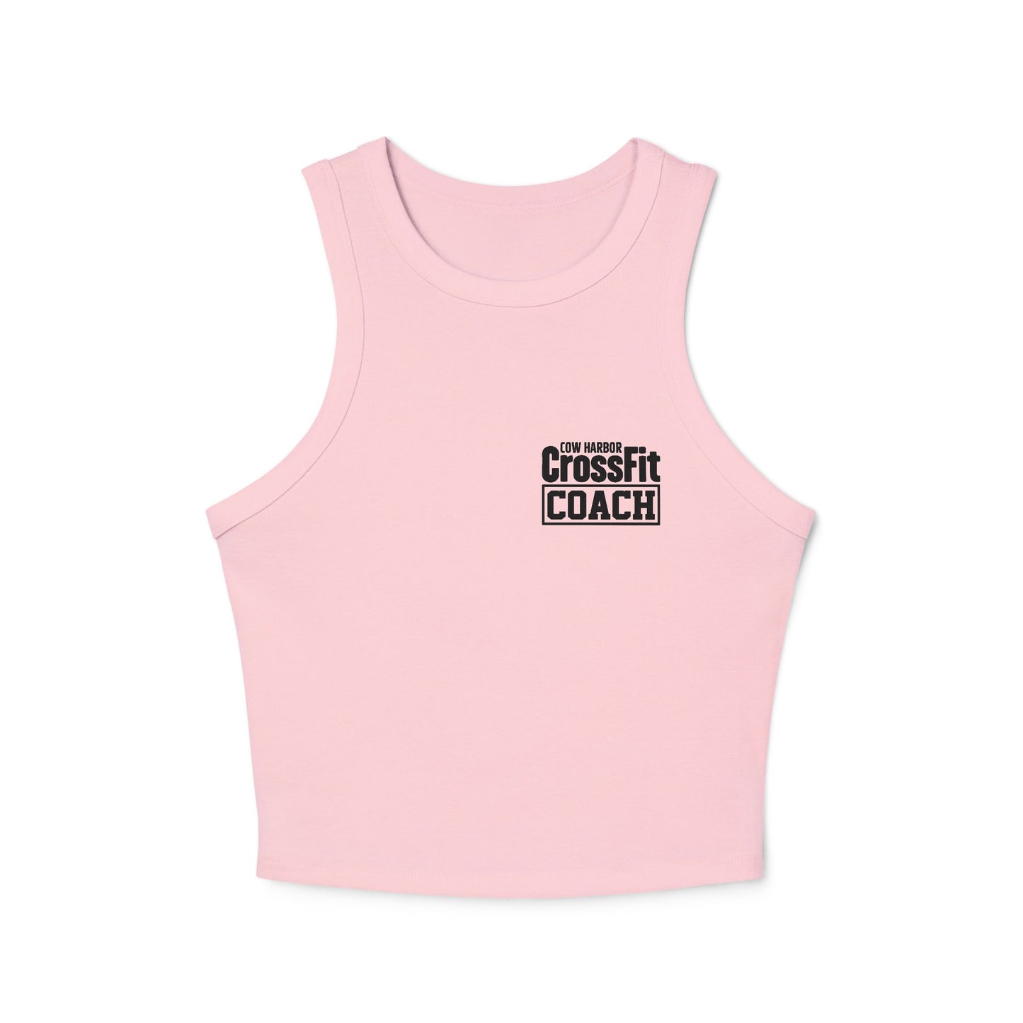 Coaches Micro Rib Racer Tank Top