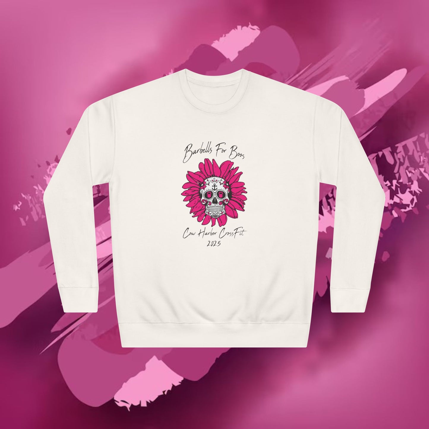 Barbells for Boos 2025 Skull Crew Sweatshirt