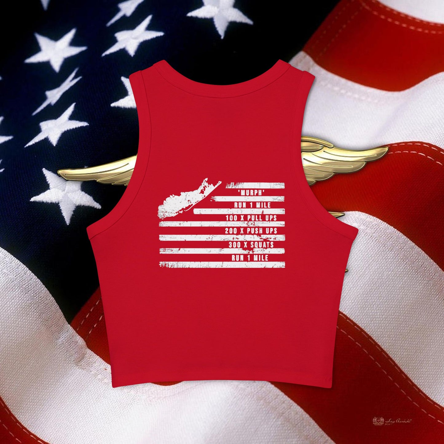 Murph Micro Rib Racer Tank Top