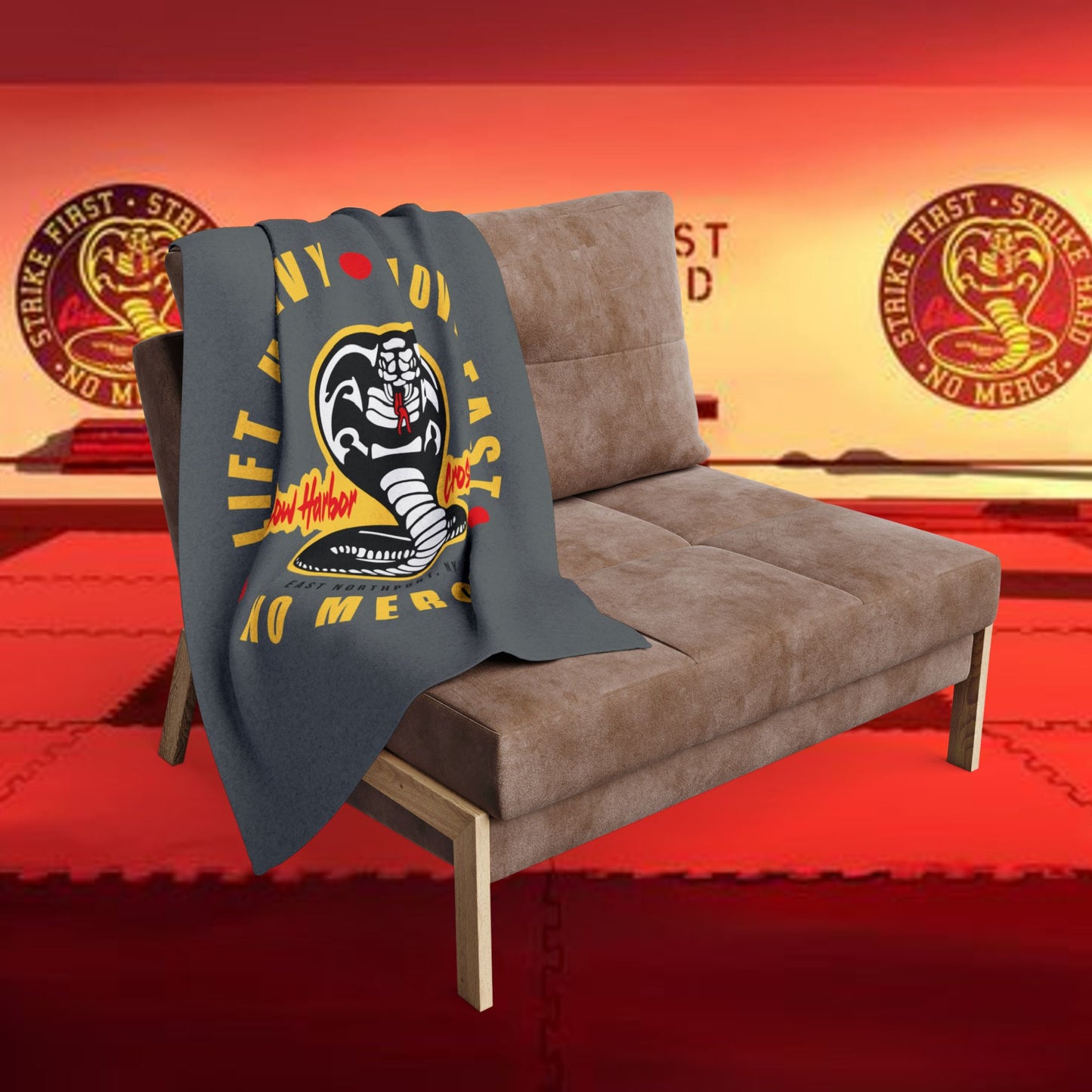 Lift Heavy, Move Fast, No Mercy Arctic Fleece Blanket