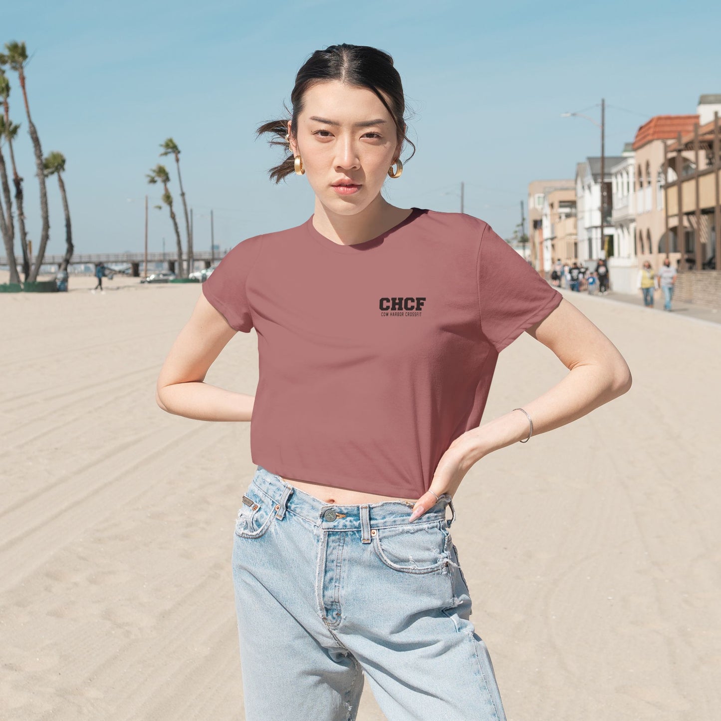 Lift Off Women's Flowy Cropped Tee