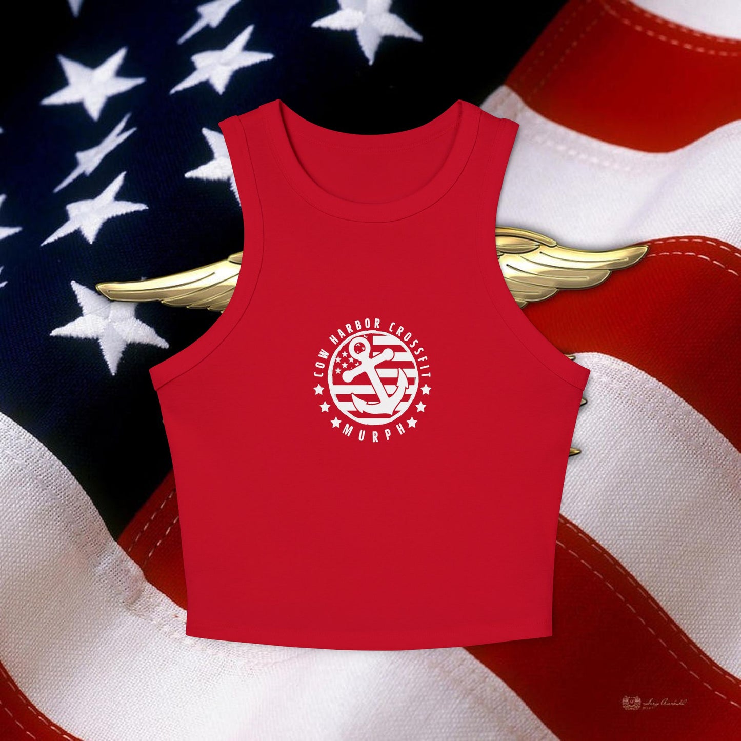 Murph Micro Rib Racer Tank Top