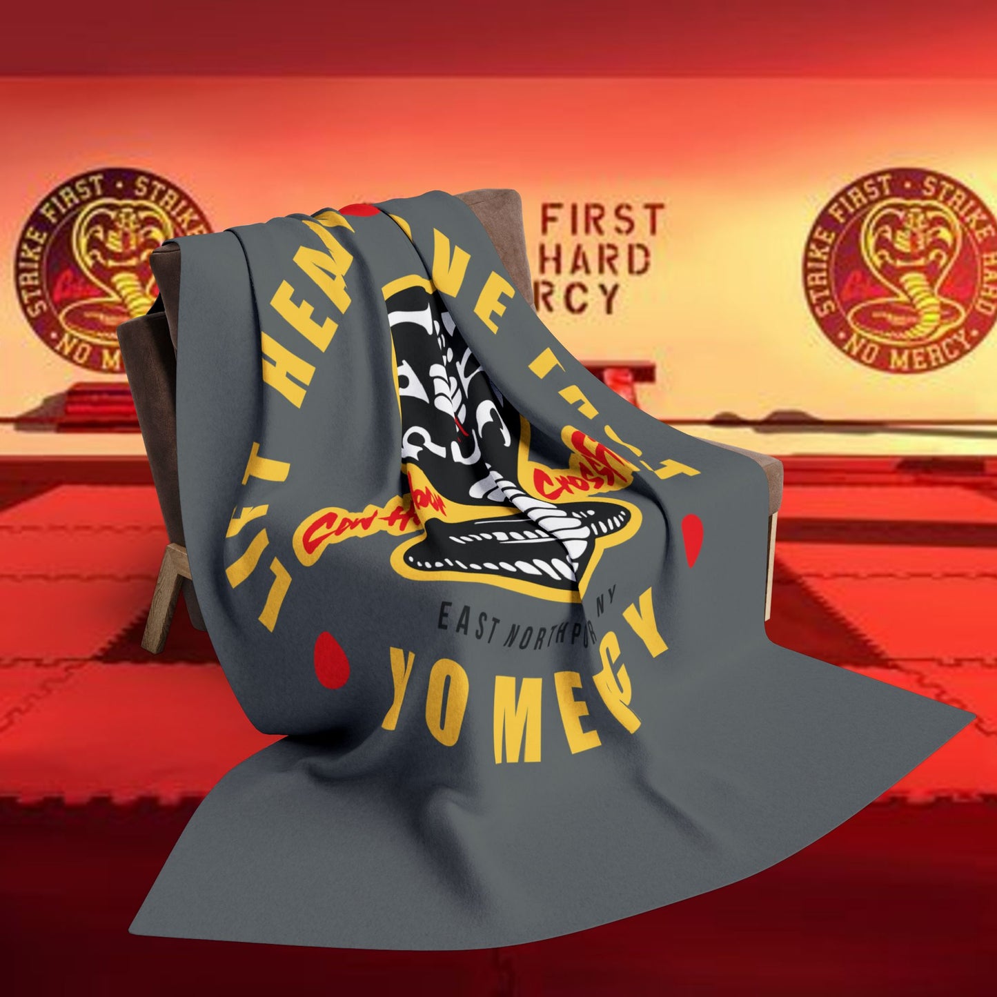 Lift Heavy, Move Fast, No Mercy Arctic Fleece Blanket