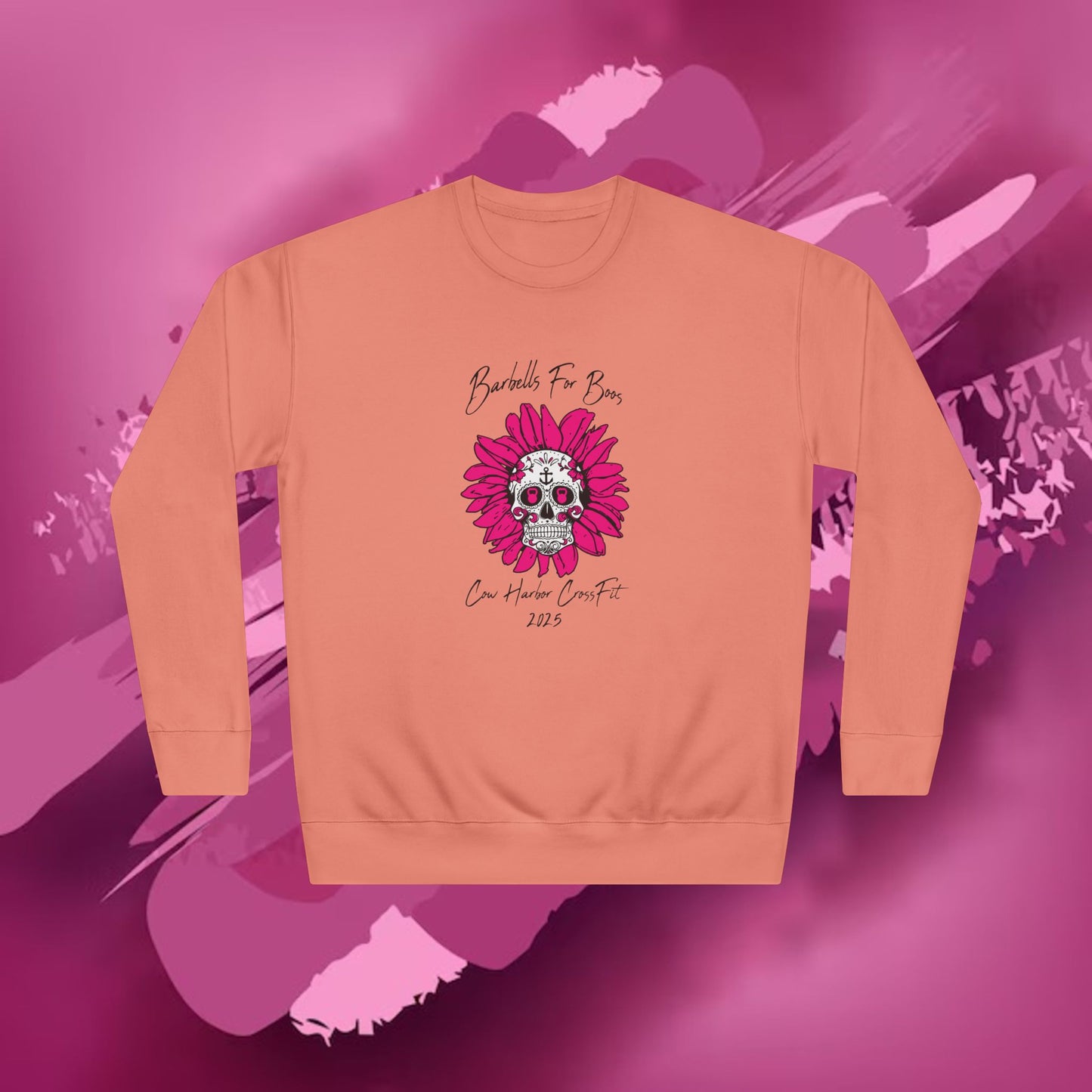 Barbells for Boos 2025 Skull Crew Sweatshirt
