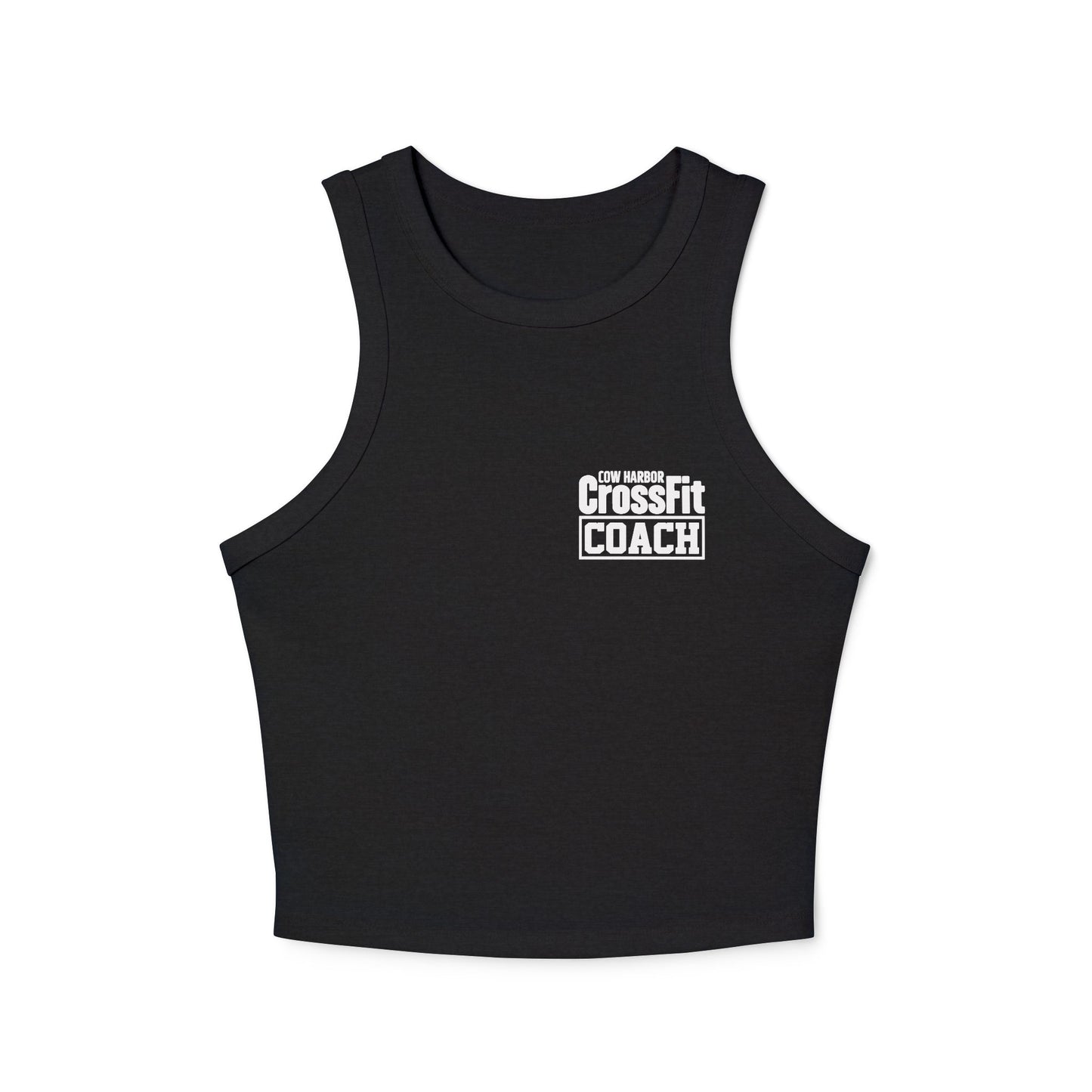 Coaches Micro Rib Racer Tank Top