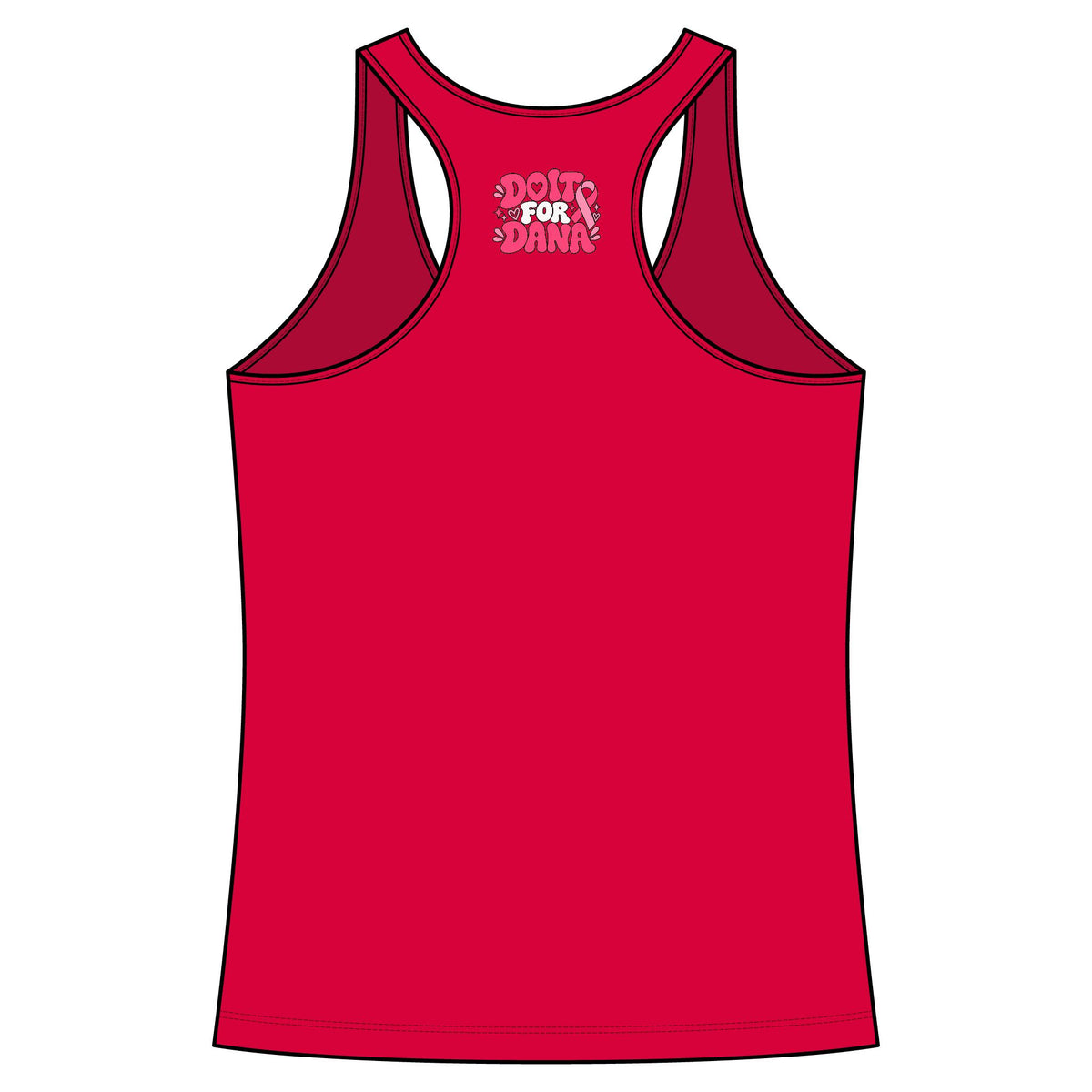 'Do it For Dana' Women's Racerback Tank — 'No One Fights Alone'