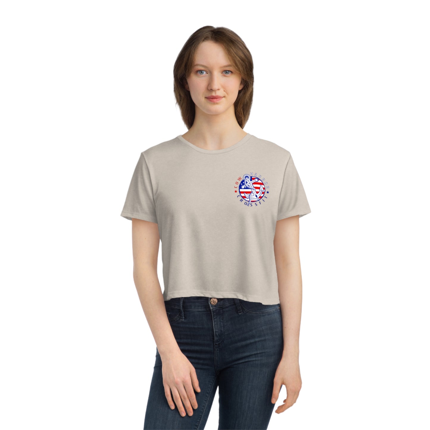 The 2024 Patriot Women's Flowy Cropped Tee
