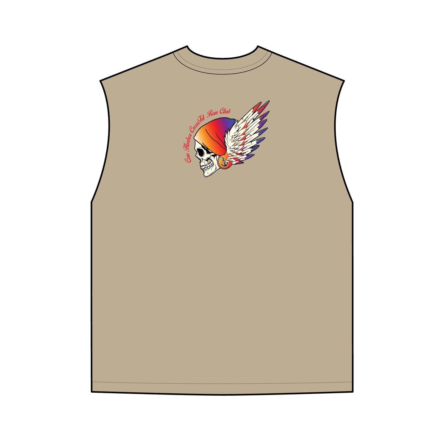 Run Club Vintage Graphic Tank Top