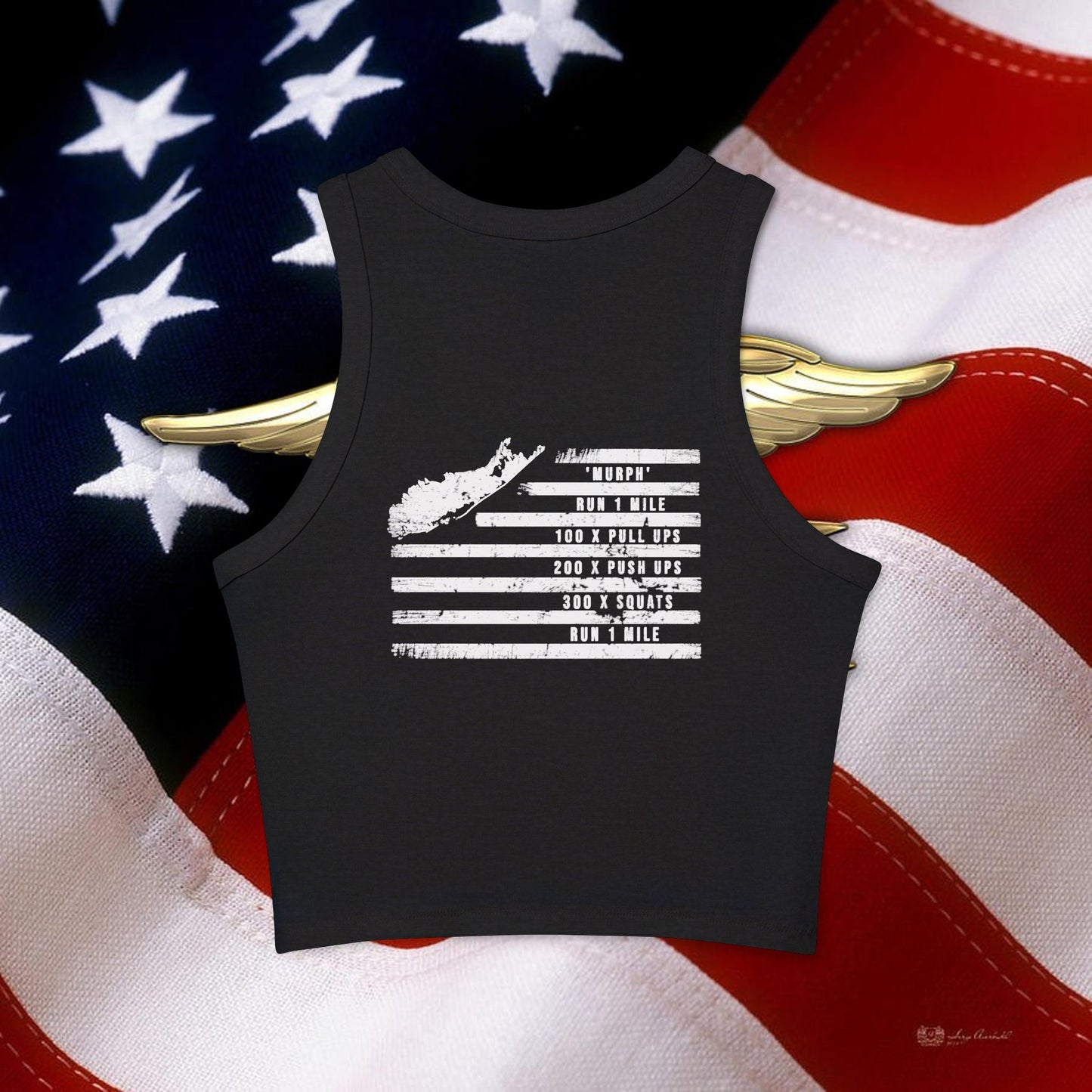 Murph Micro Rib Racer Tank Top