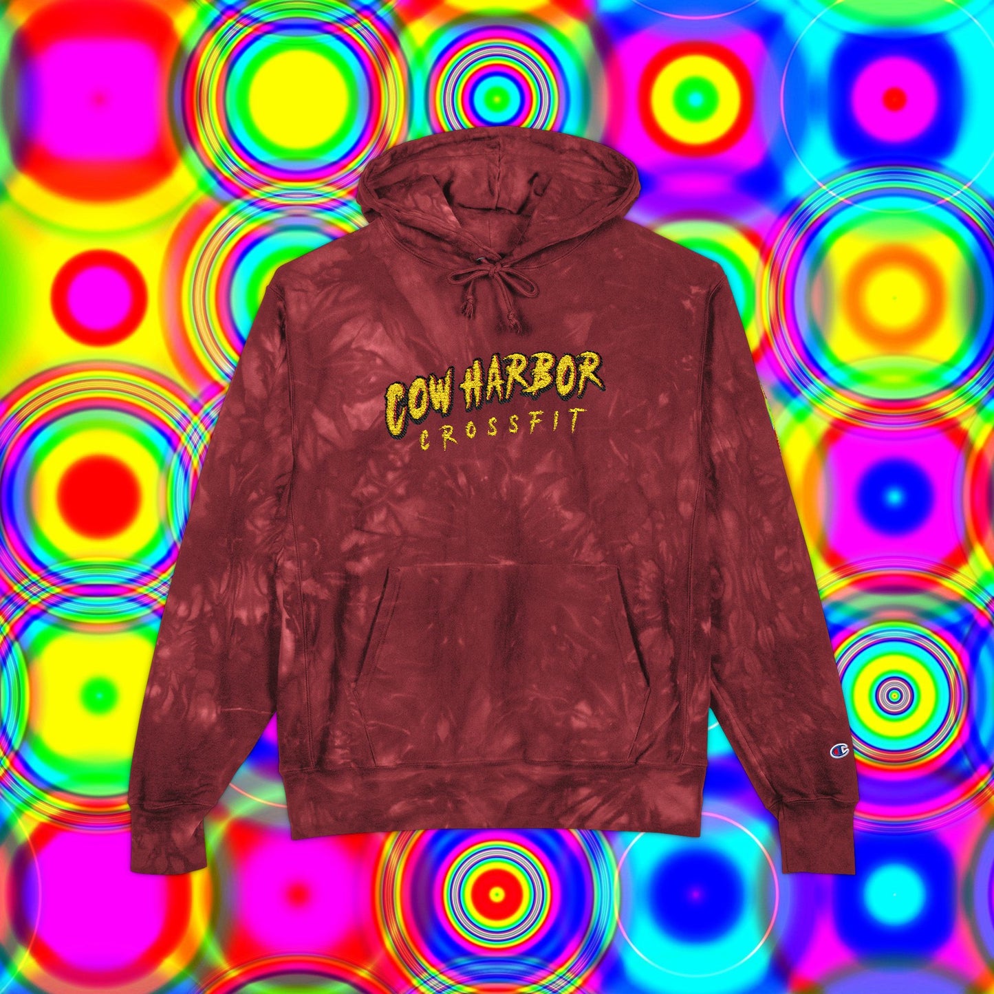 Embroidered CHCF Tie-Dye Champion Hoodie
