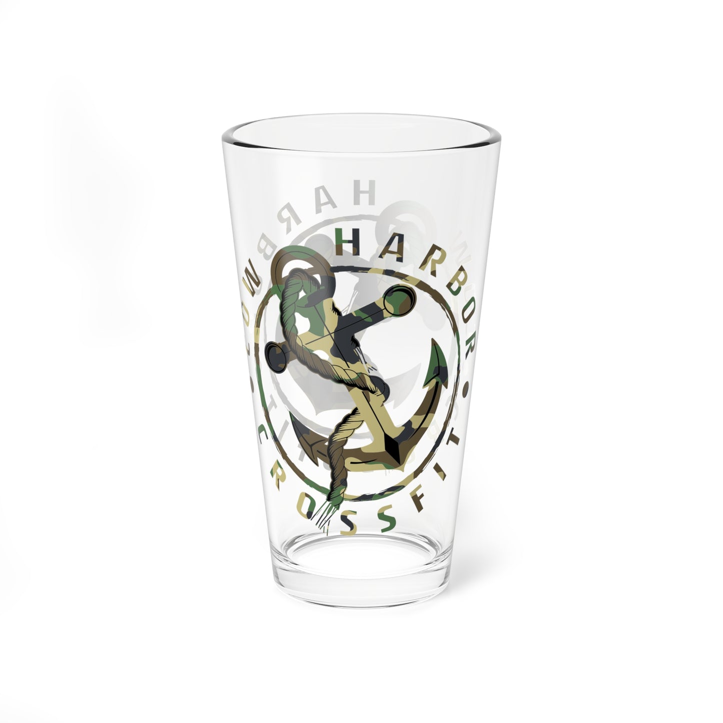 Camo Pint Glass, 16oz