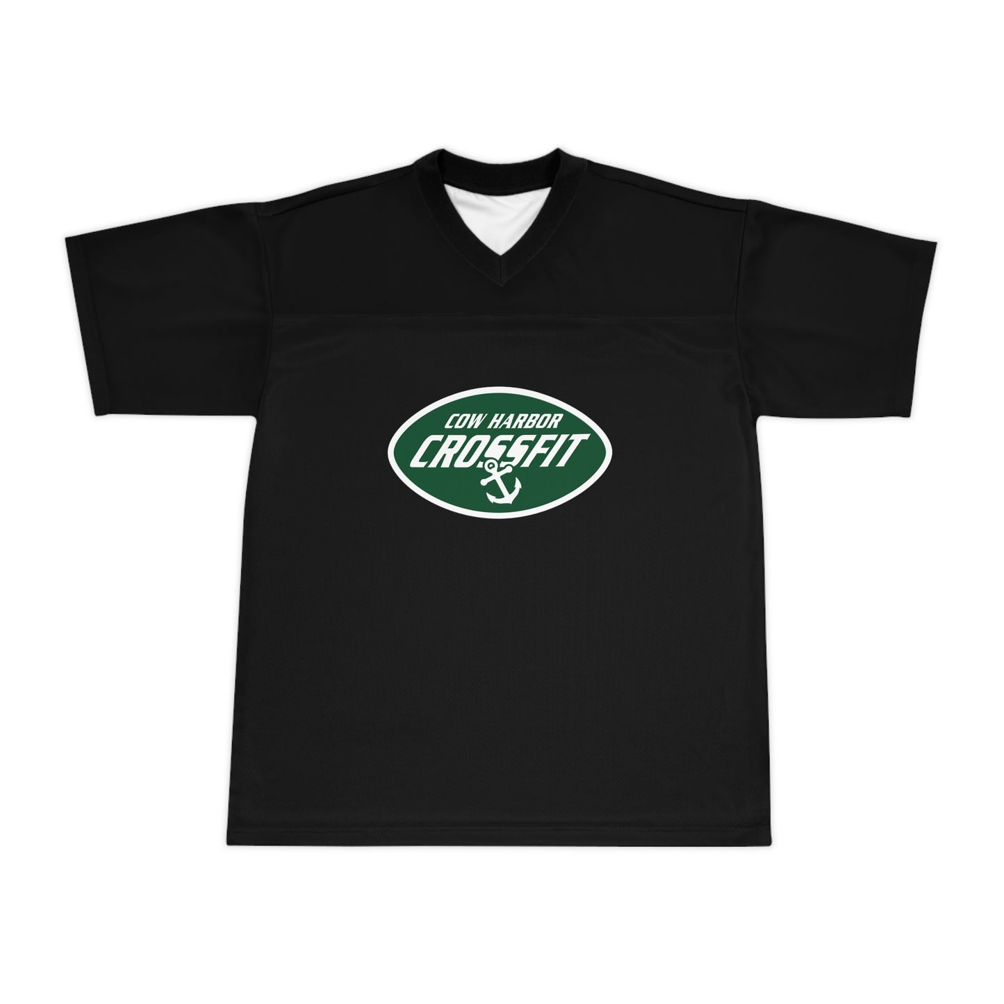 Gang Green Football Jersey in Black