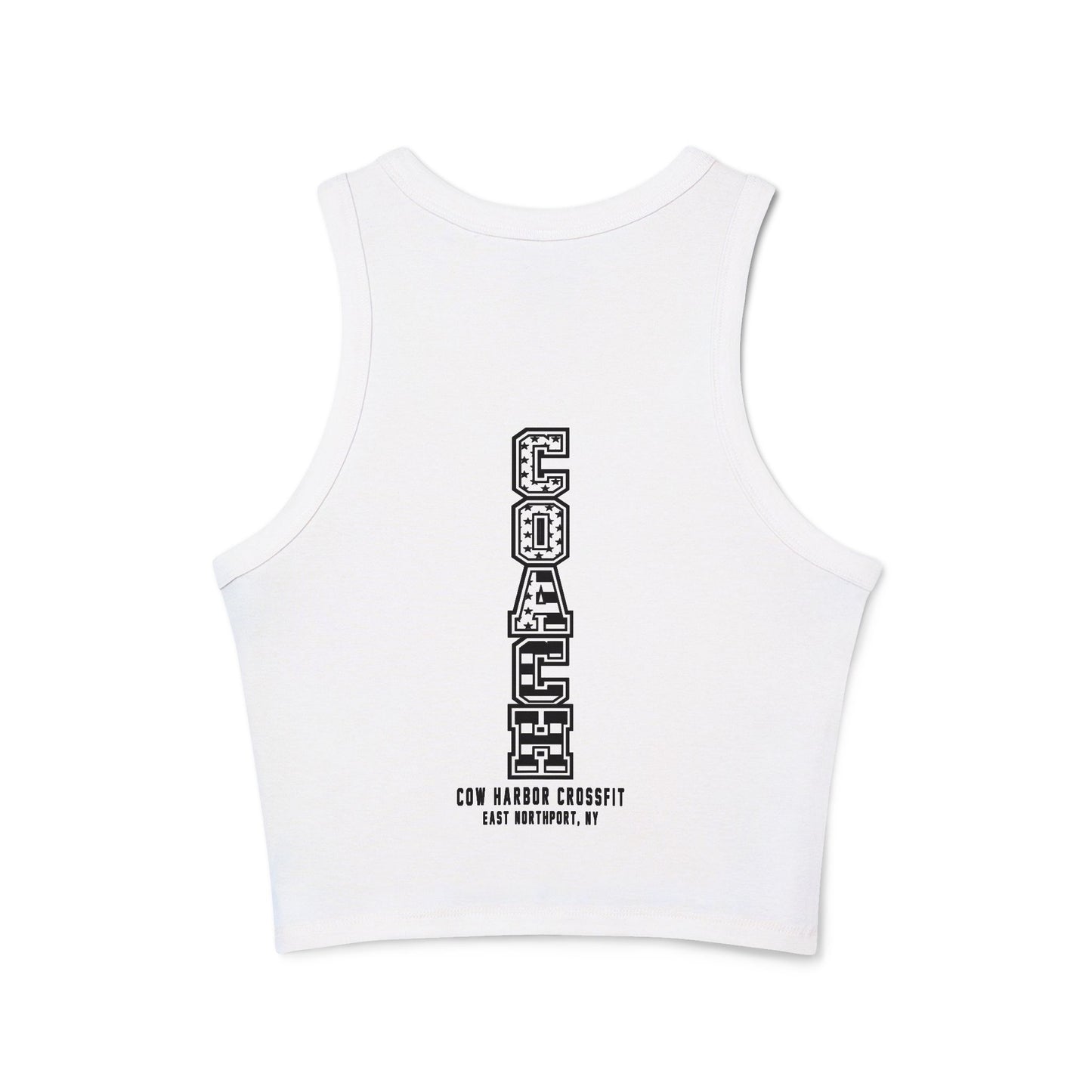 Coaches Micro Rib Racer Tank Top