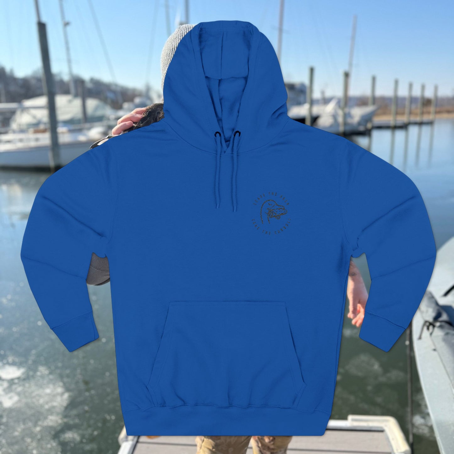 Embroidered LTD Three-Panel Fleece Hoodie