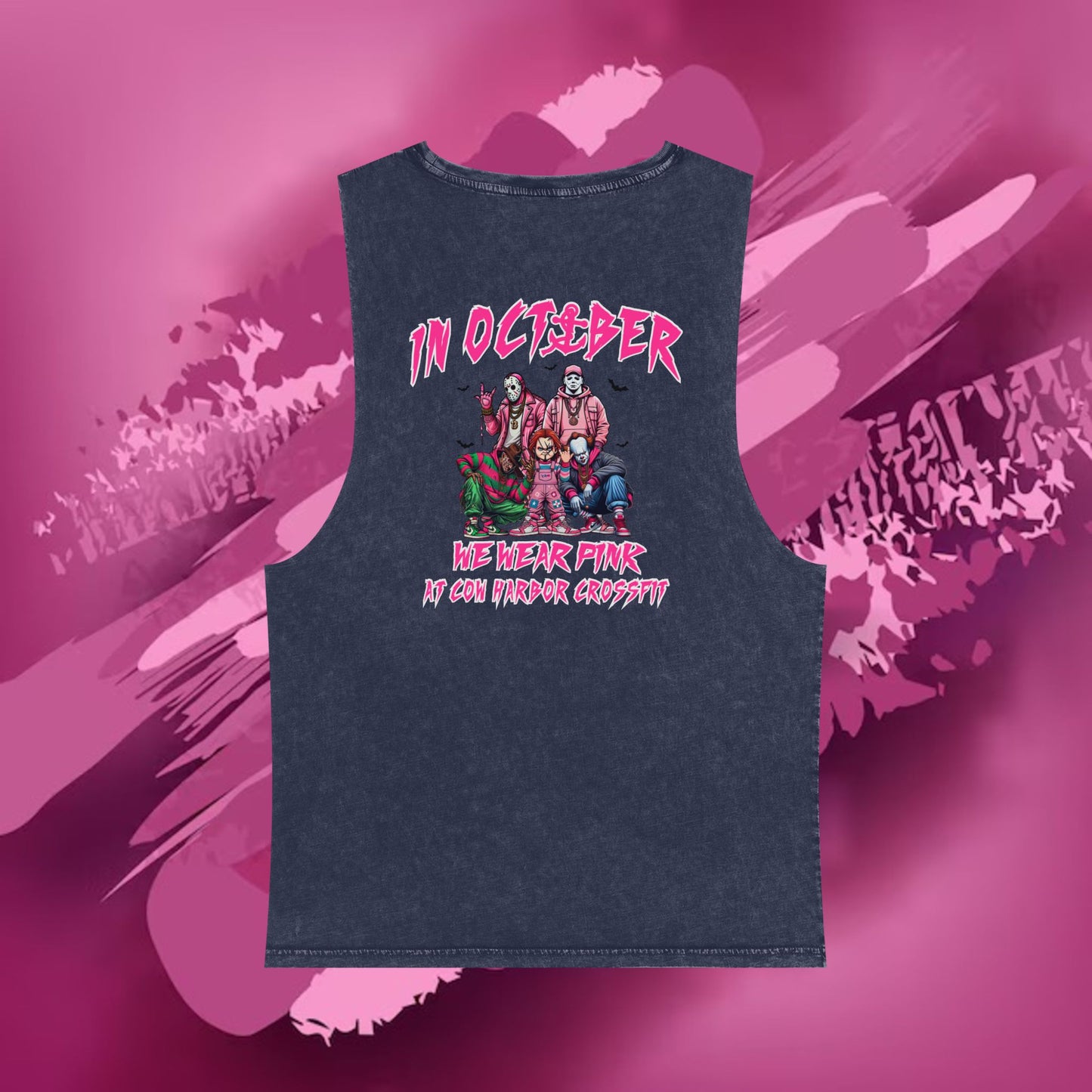 Barbells for Boos Stonewash Tank Top 2025
