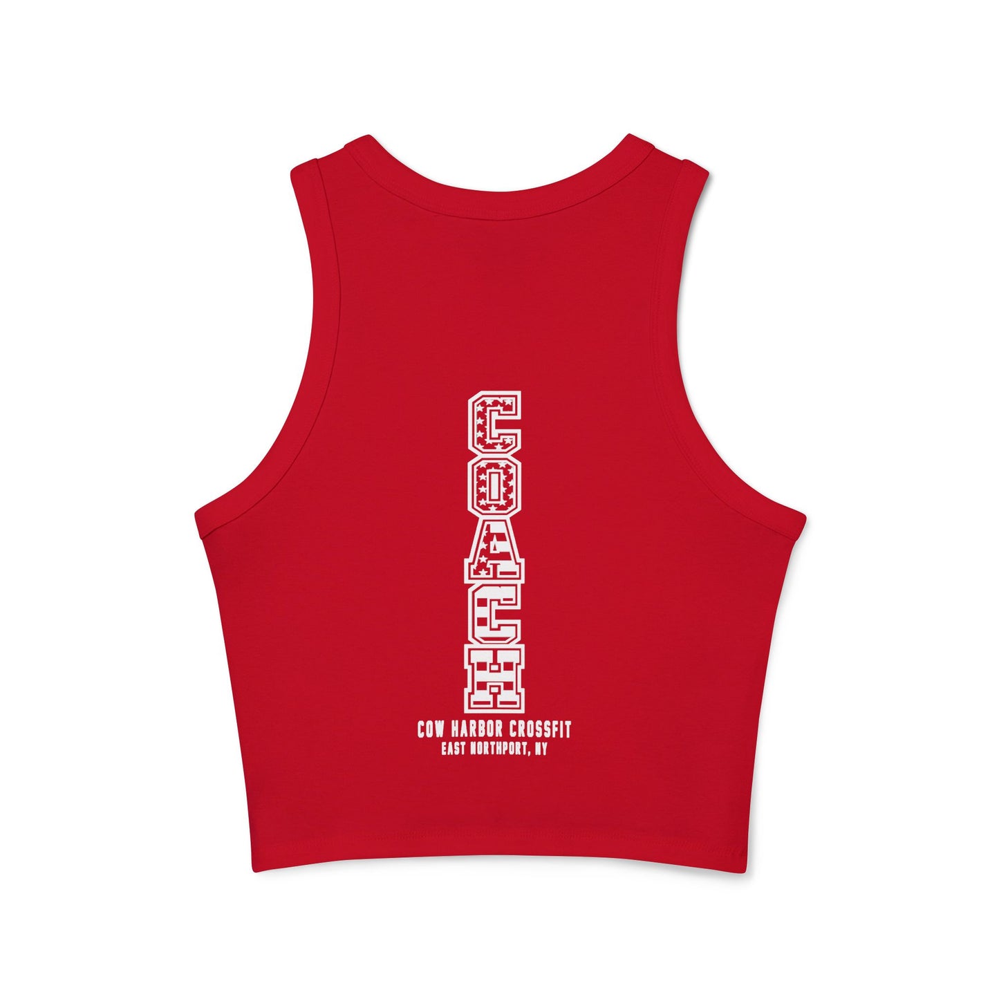Coaches Micro Rib Racer Tank Top