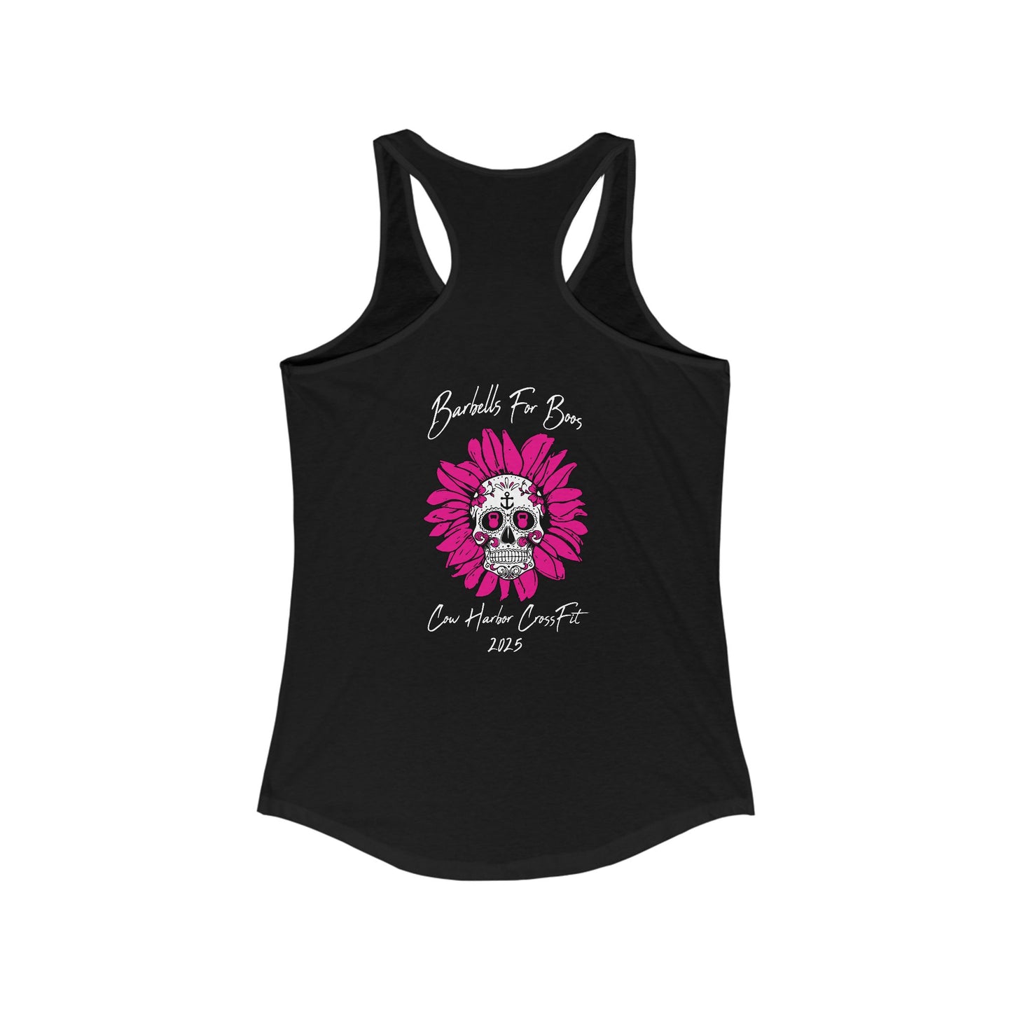 Barbells for Boos Racerback 2025