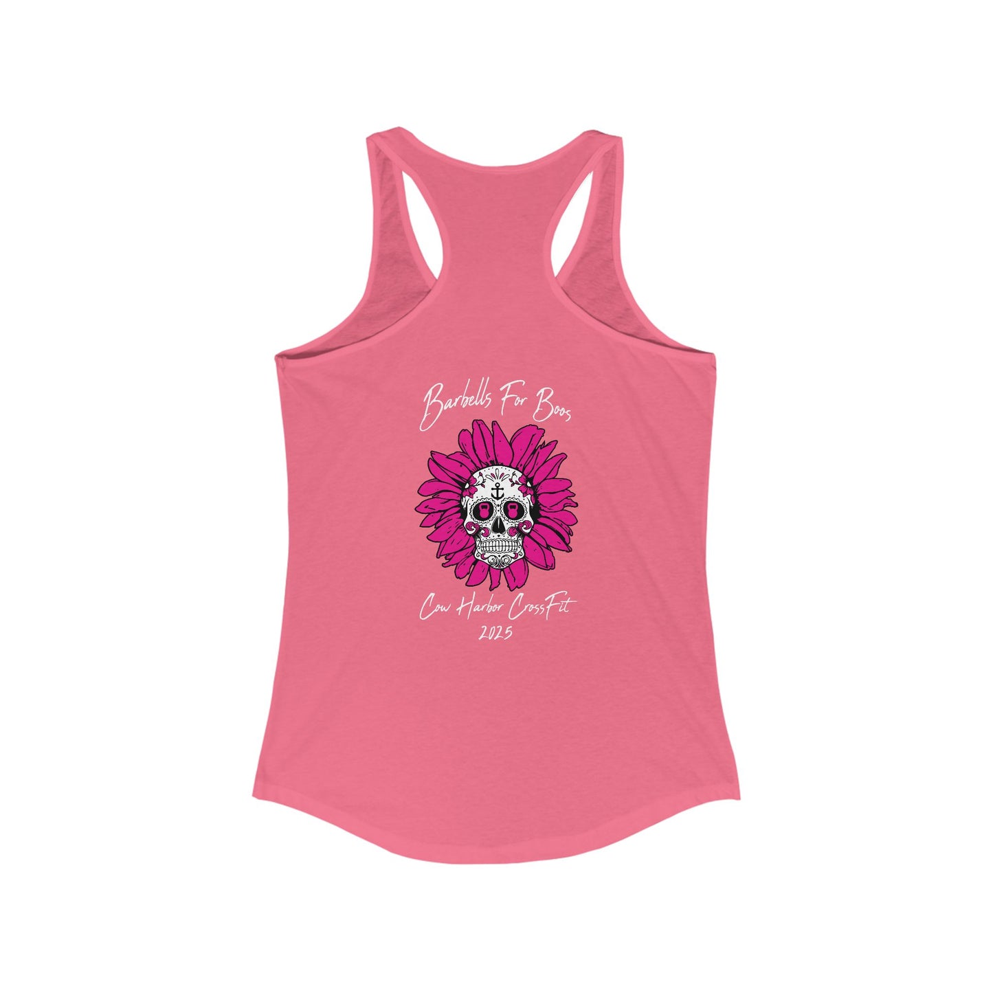 Barbells for Boos Racerback 2025