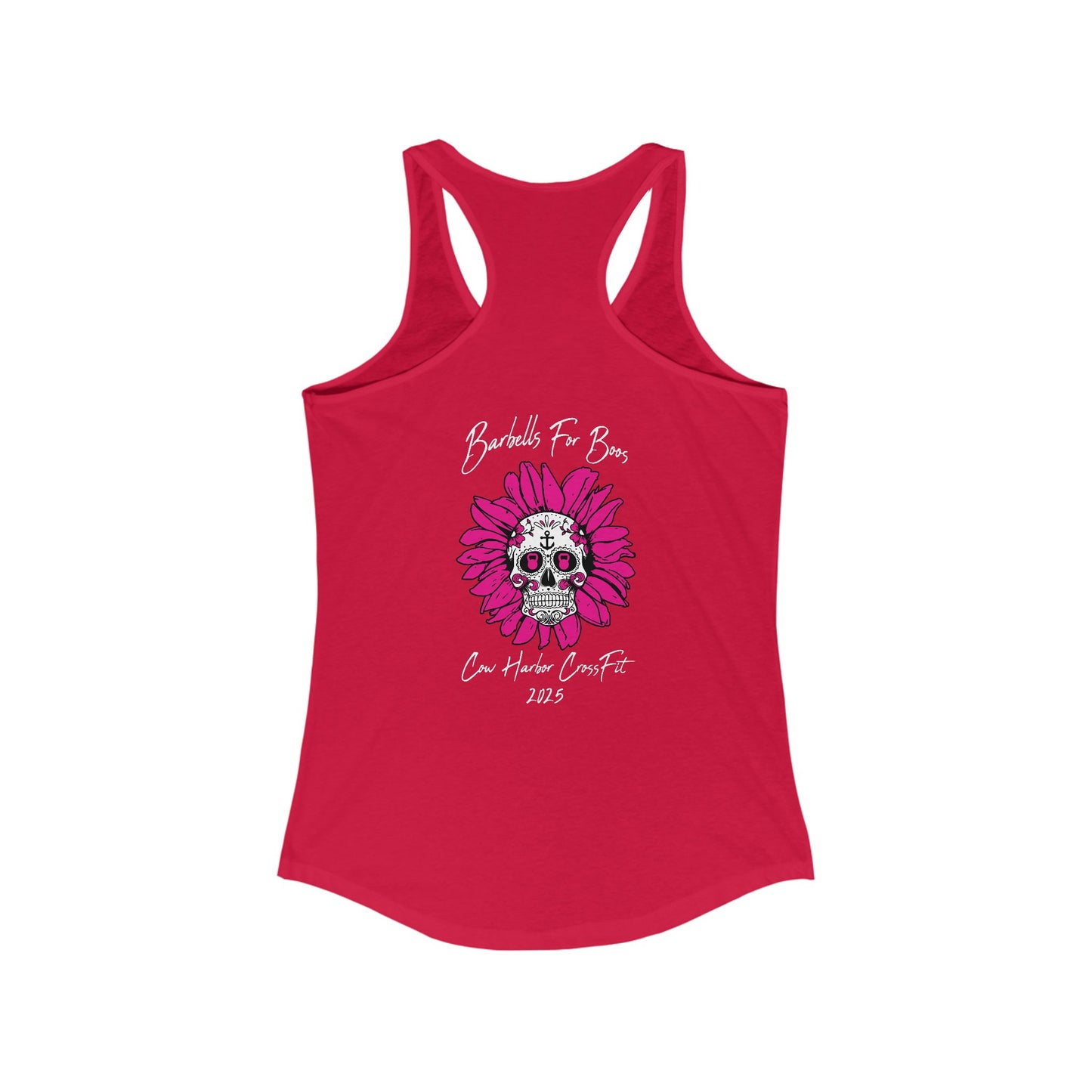 Barbells for Boos Racerback 2025