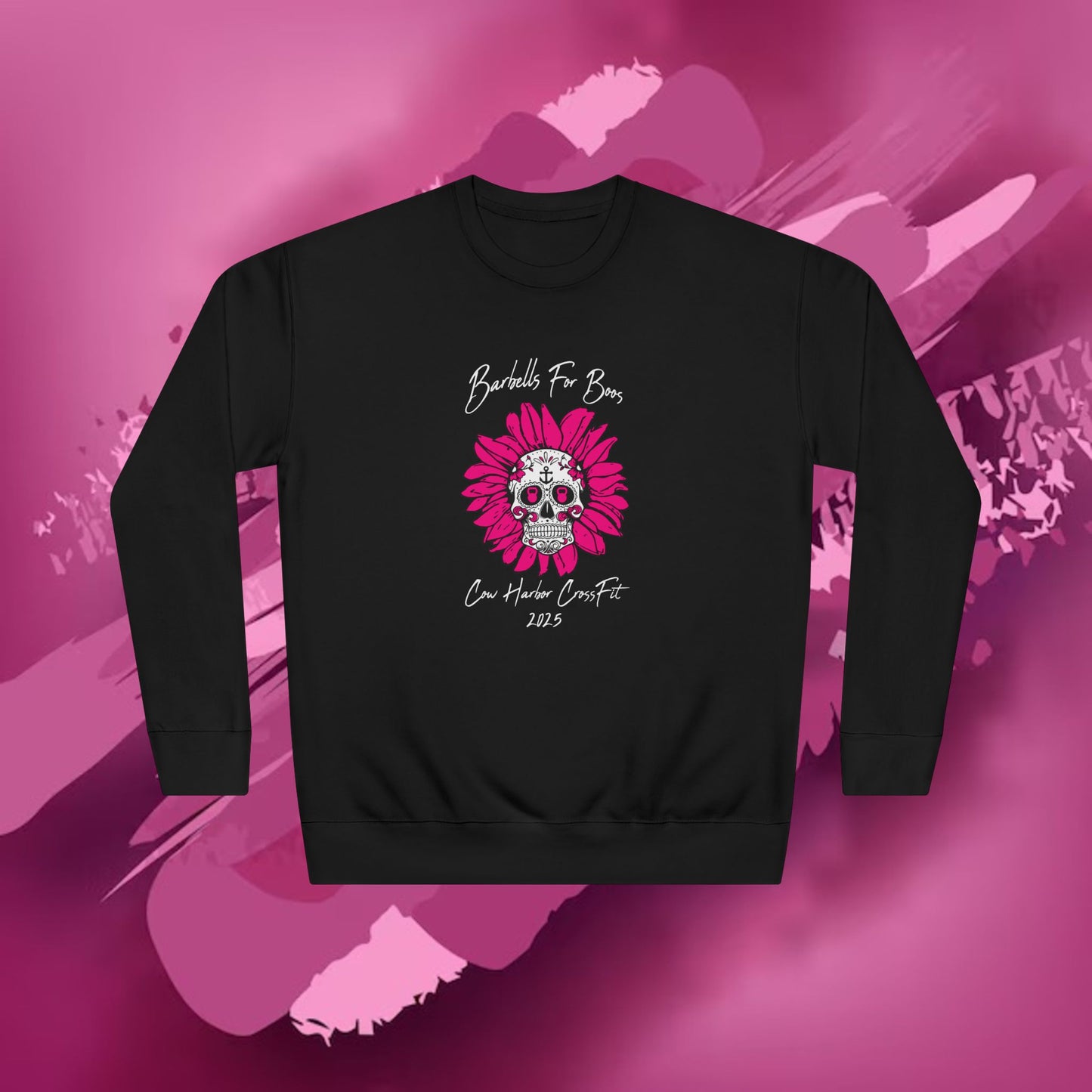 Barbells for Boos 2025 Skull Crew Sweatshirt