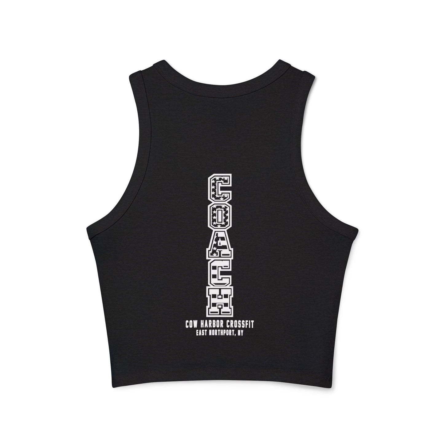 Coaches Micro Rib Racer Tank Top