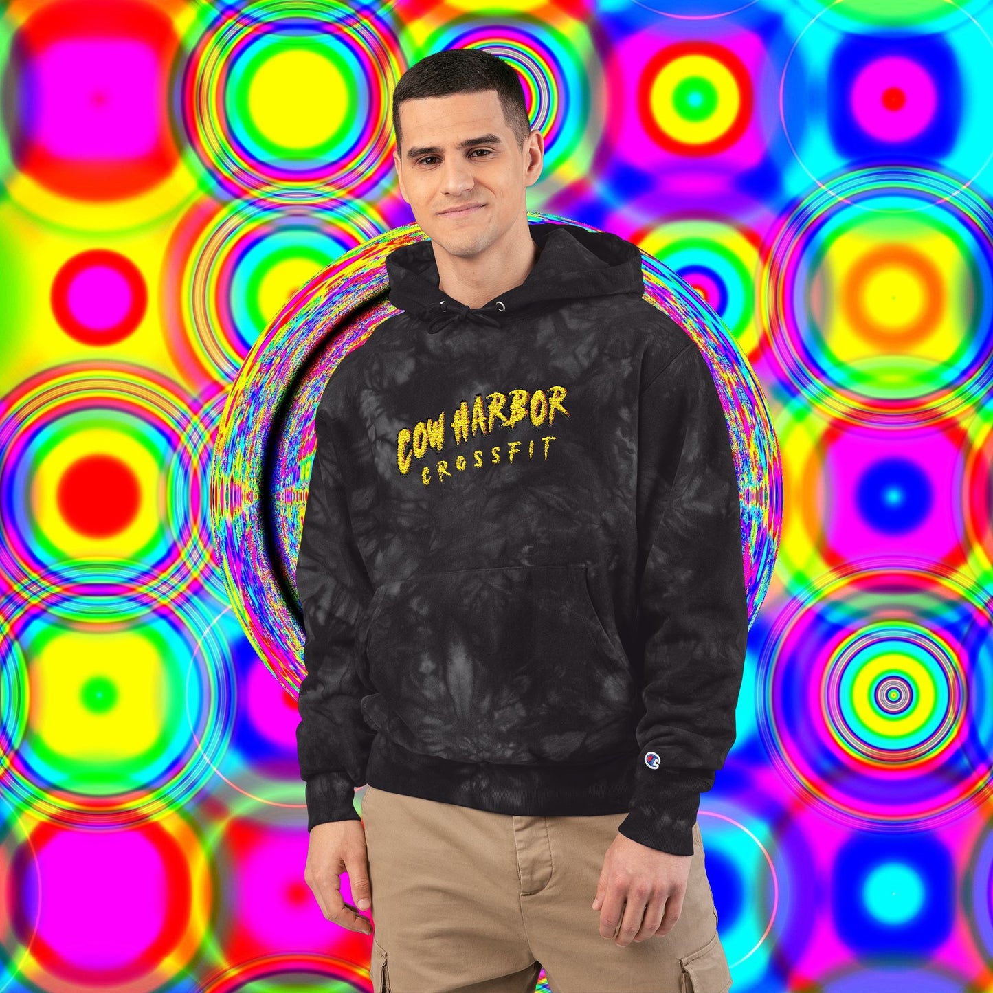 Embroidered CHCF Tie-Dye Champion Hoodie