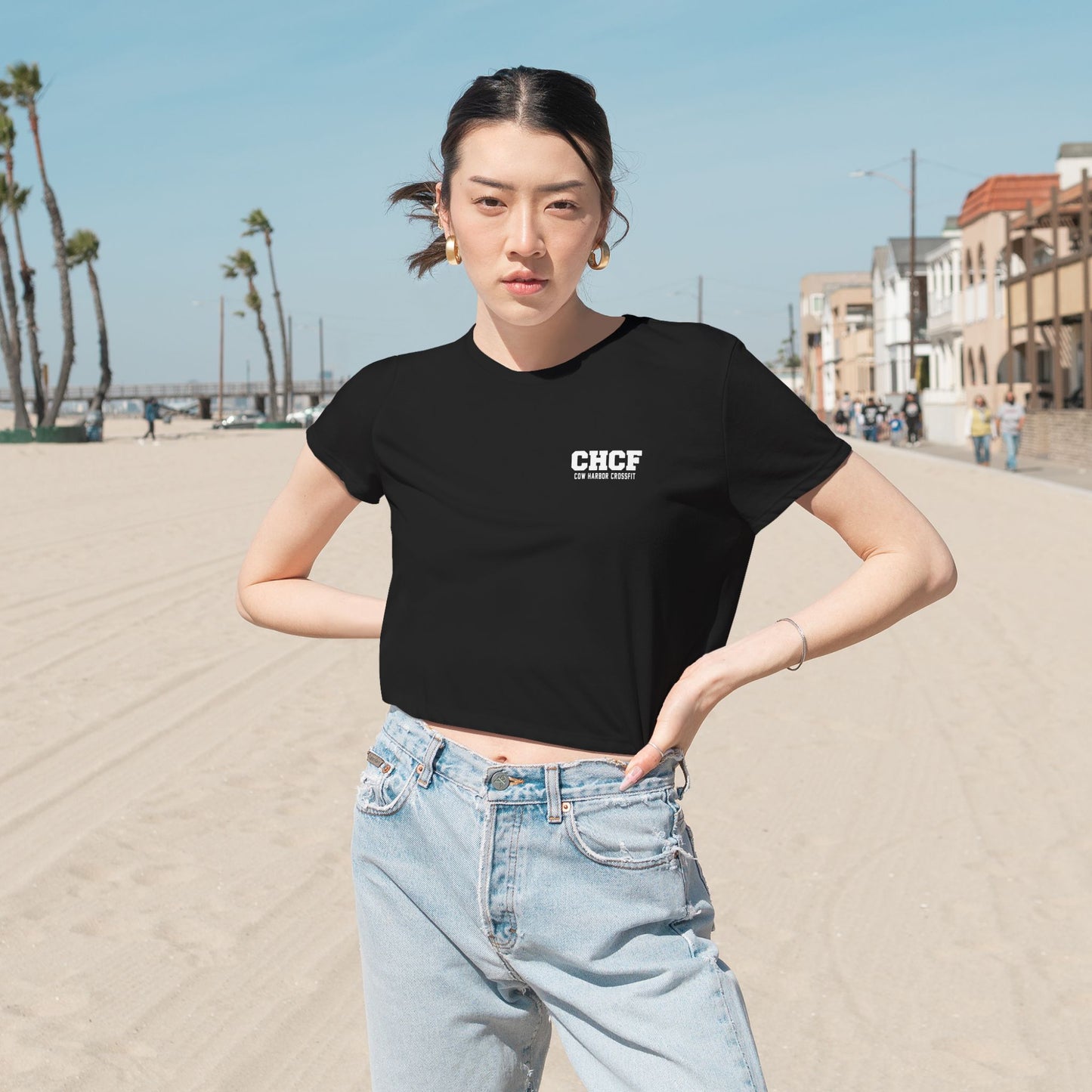 Lift Off Women's Flowy Cropped Tee