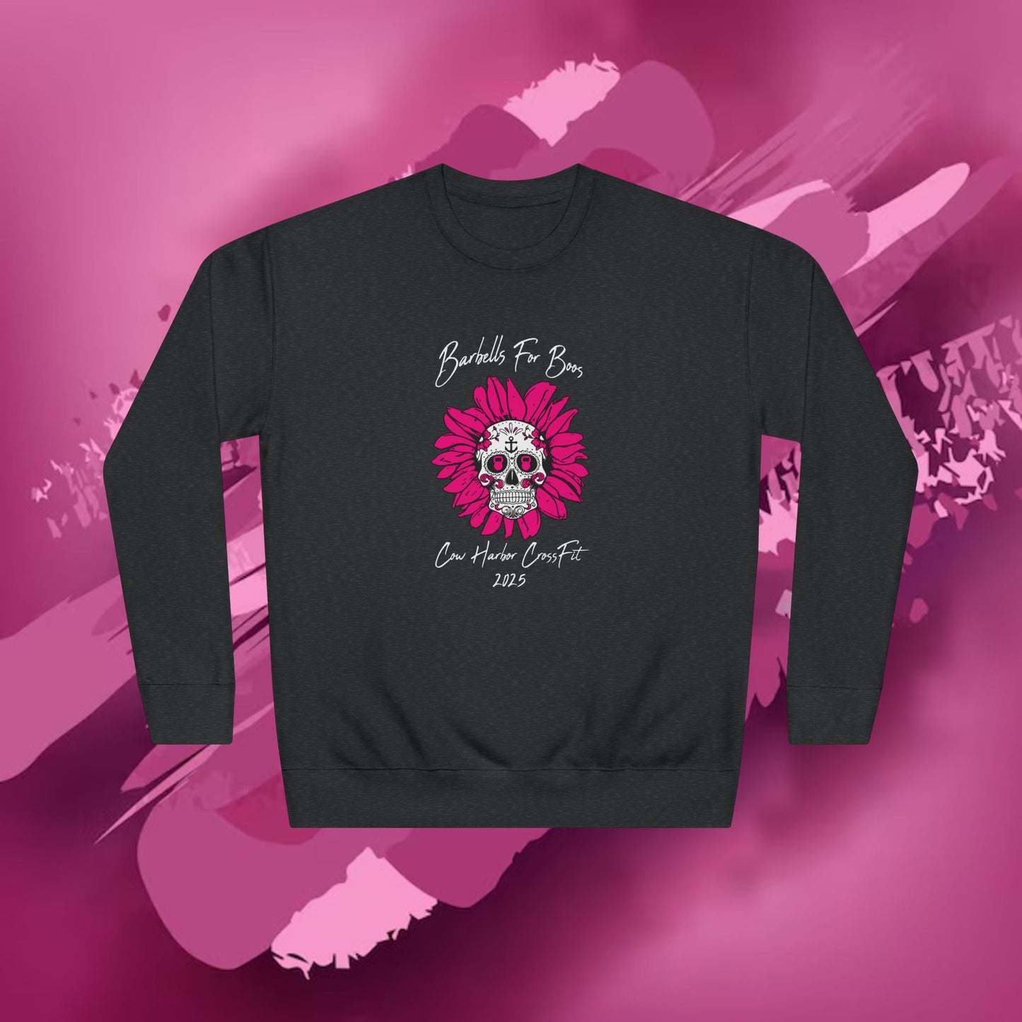 Barbells for Boos 2025 Skull Crew Sweatshirt