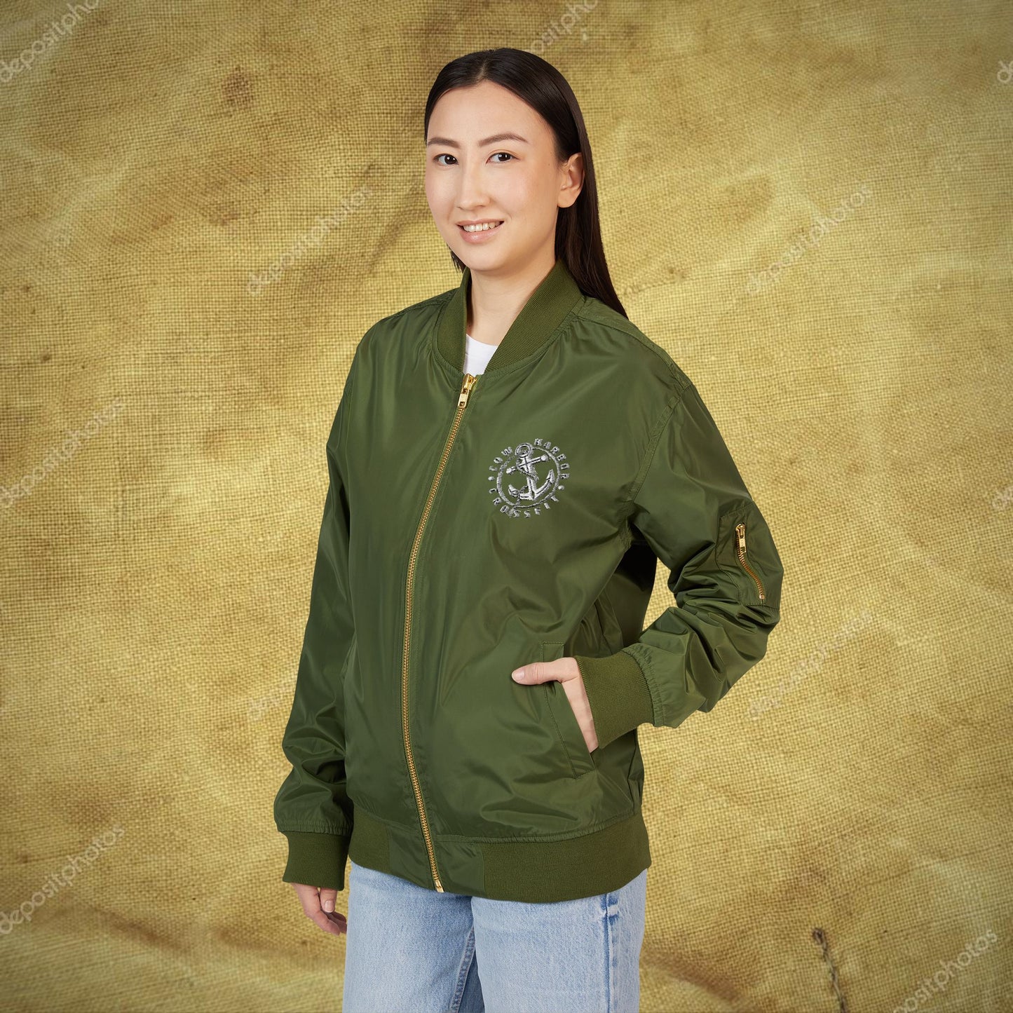Embroidered CHCF Bomber Jacket
