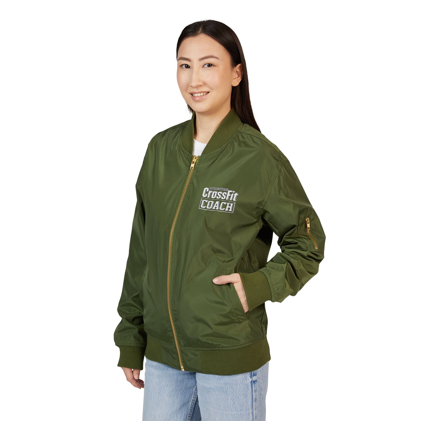 Embroidered Coach Bomber Jacket
