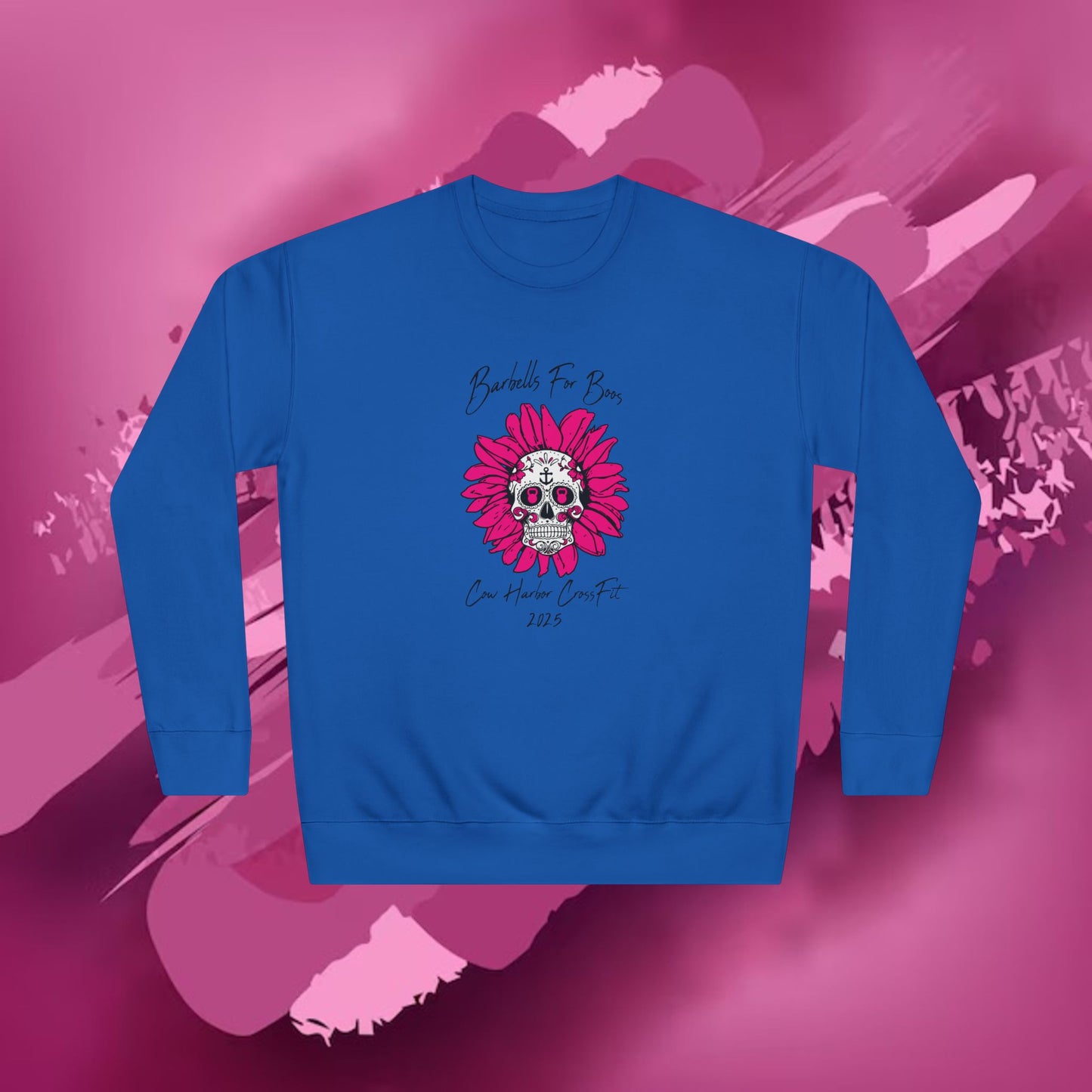 Barbells for Boos 2025 Skull Crew Sweatshirt