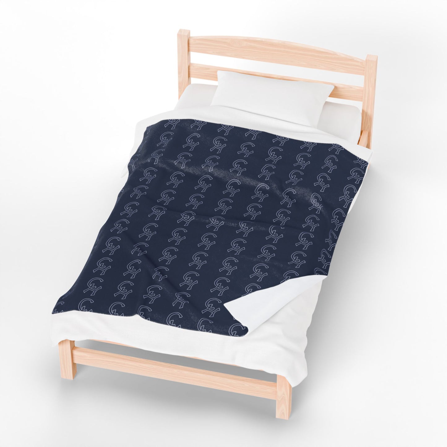 Bronx Bomber Cozy Velveteen Plush Blanket