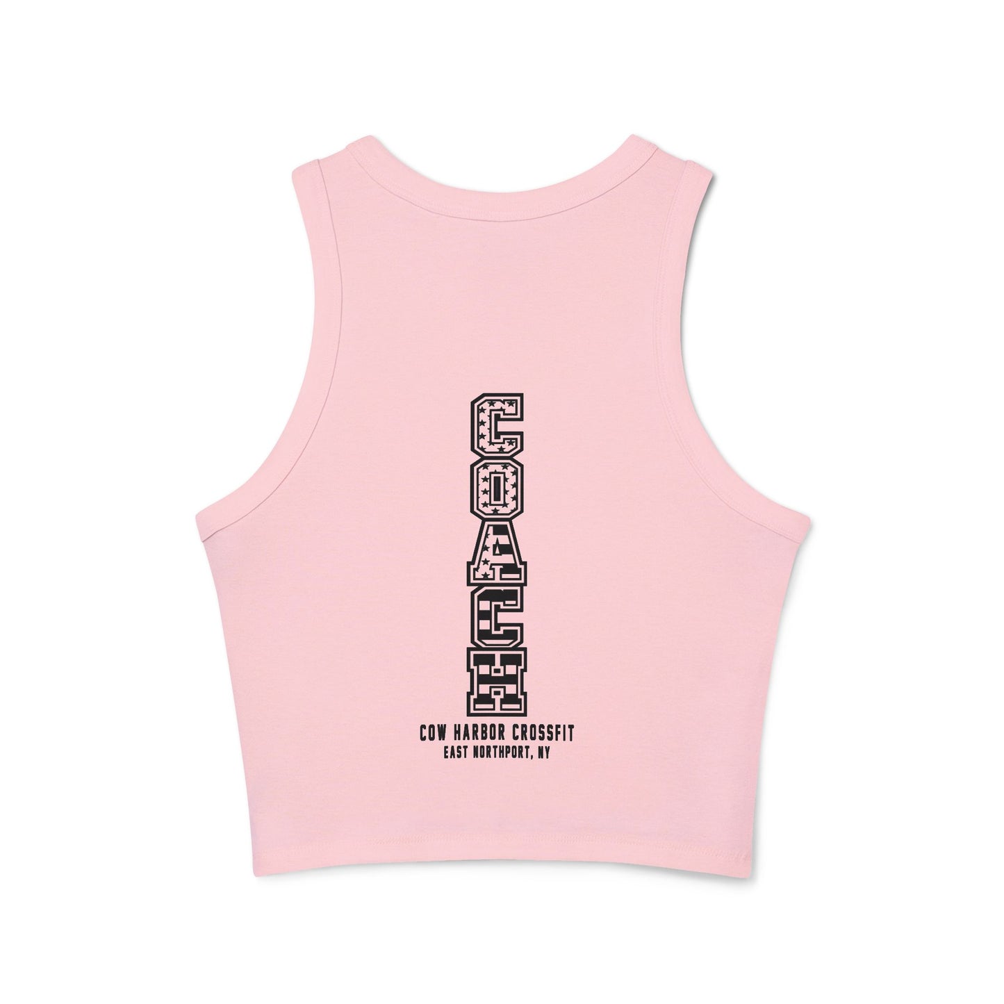 Coaches Micro Rib Racer Tank Top