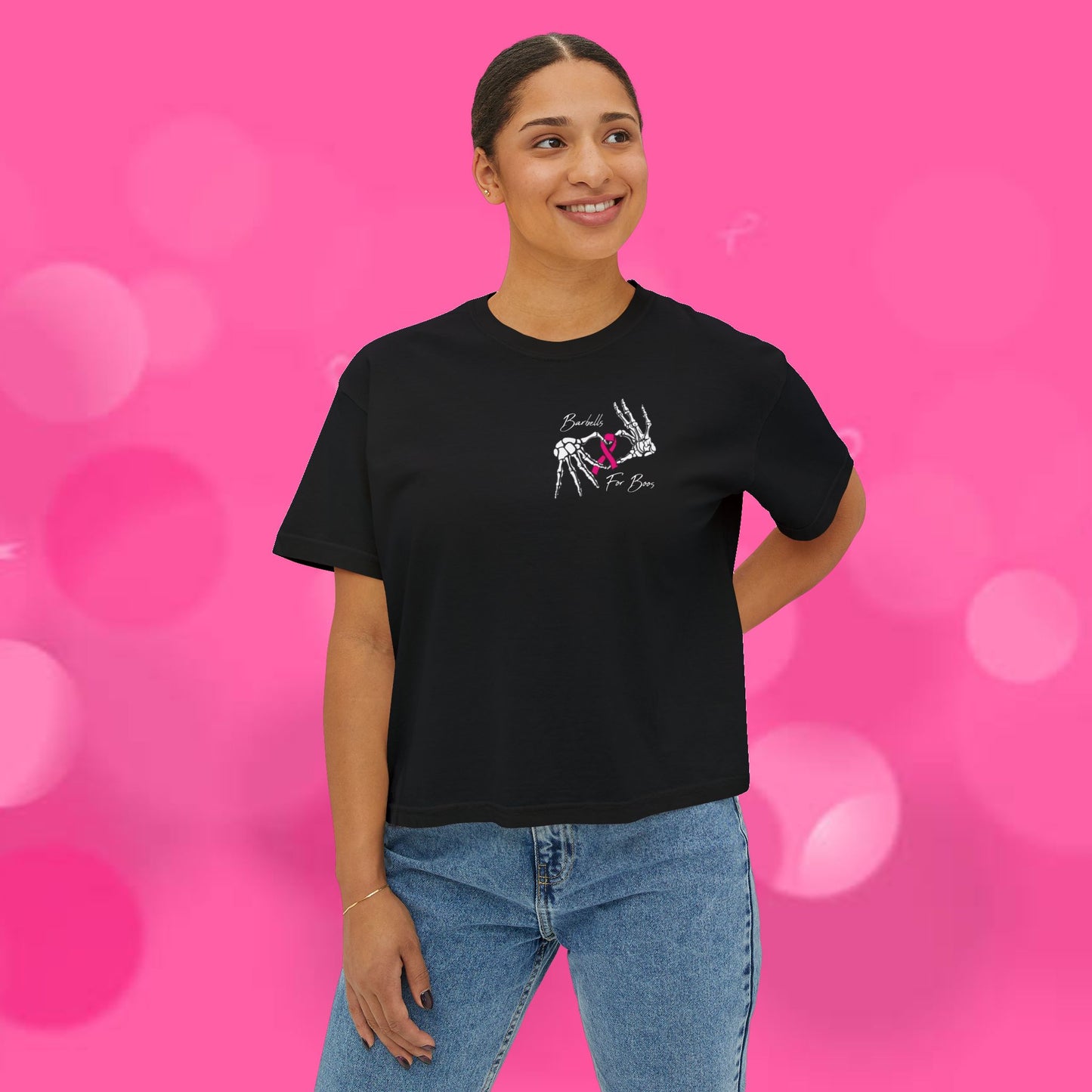 Barbells for Boos Women's Boxy Tee 2025