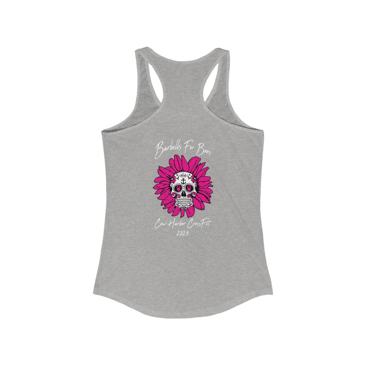 Barbells for Boos Racerback 2025