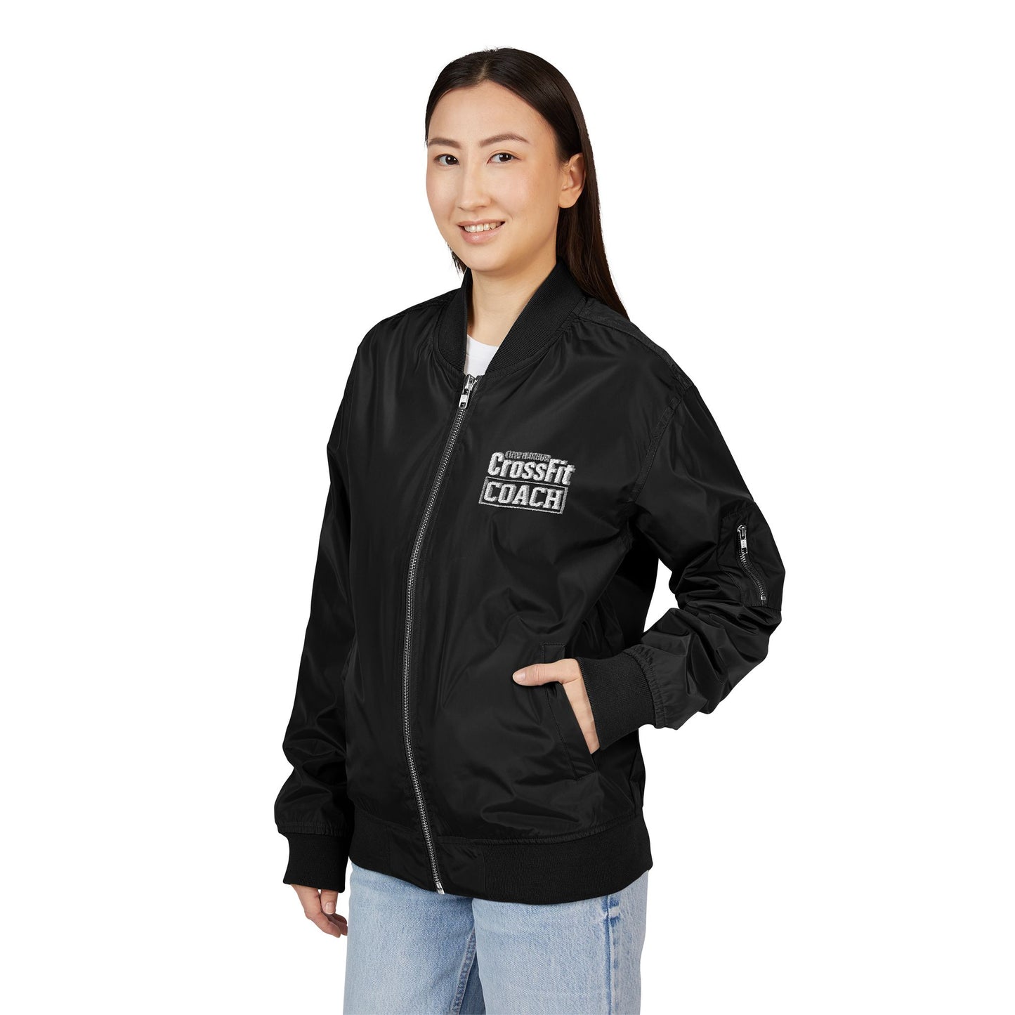 Embroidered Coach Bomber Jacket