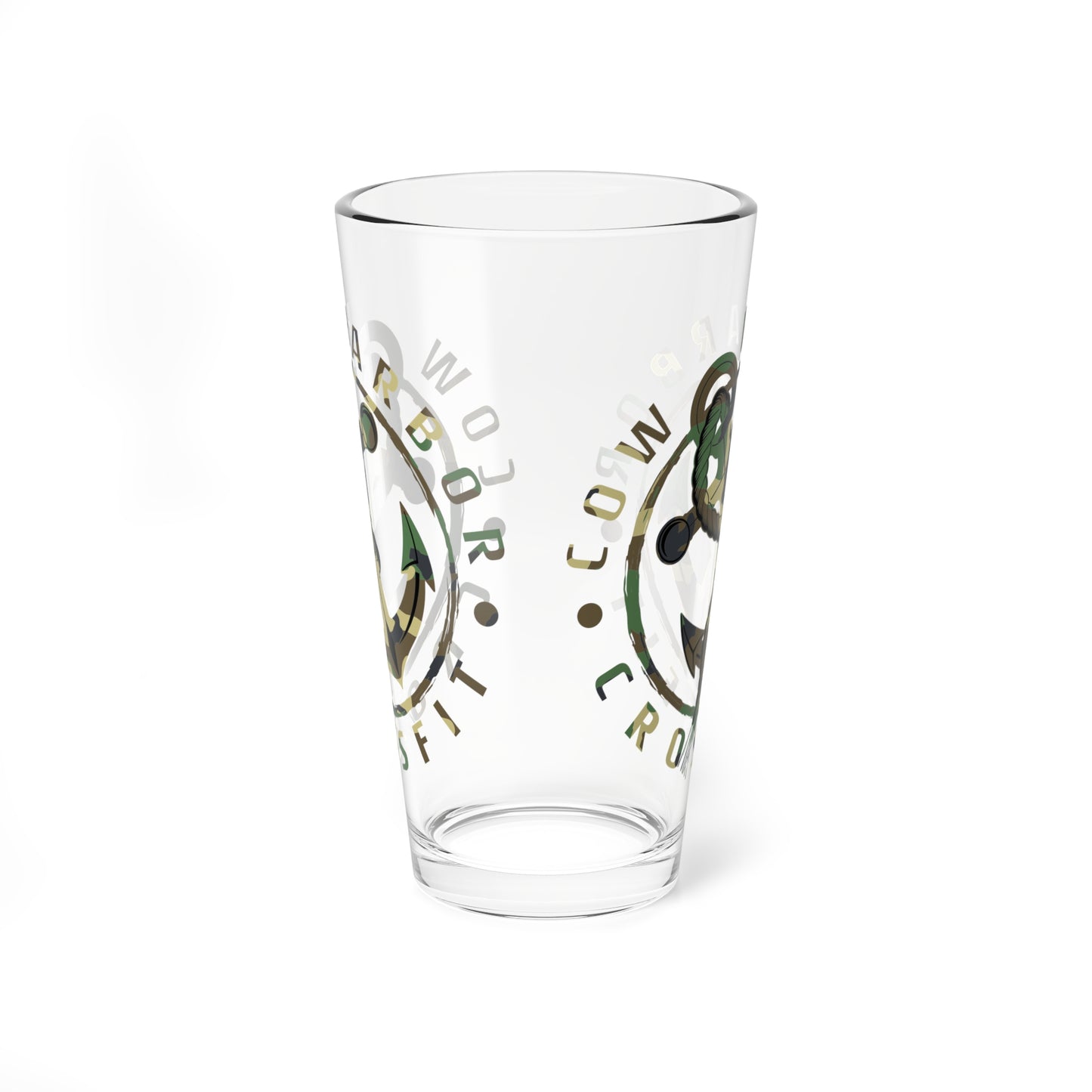 Camo Pint Glass, 16oz
