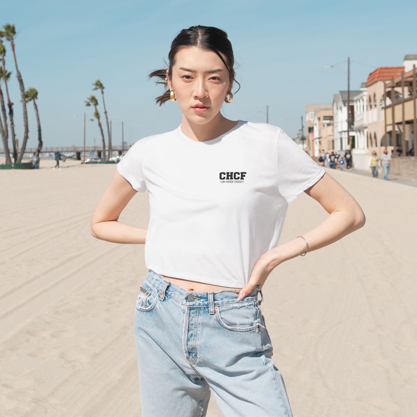 Lift Off Women's Flowy Cropped Tee