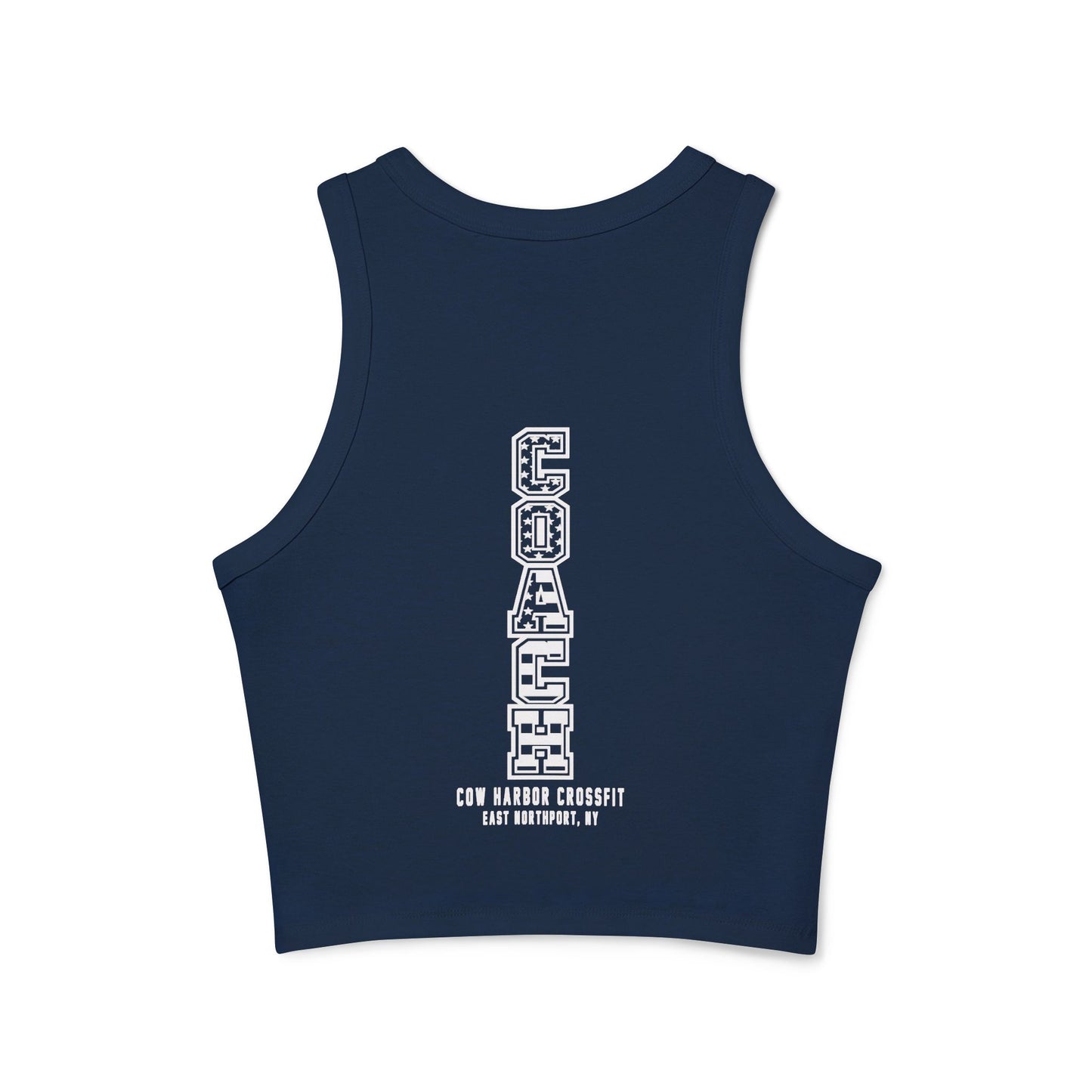 Coaches Micro Rib Racer Tank Top