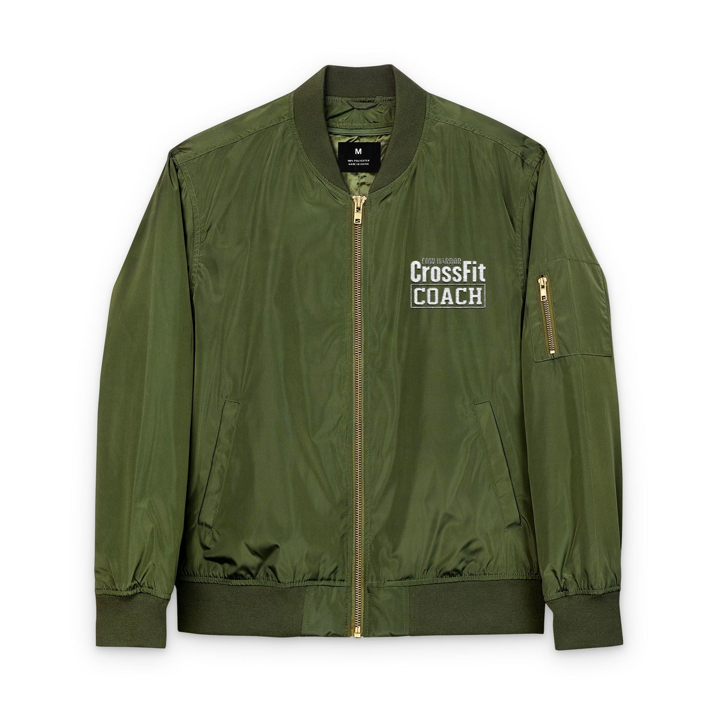 Embroidered Coach Bomber Jacket
