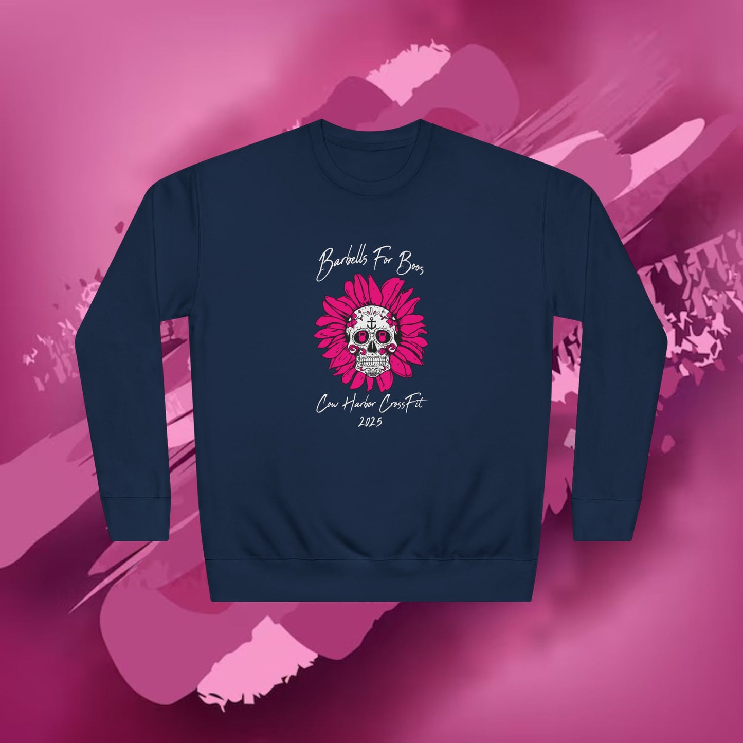 Barbells for Boos 2025 Skull Crew Sweatshirt