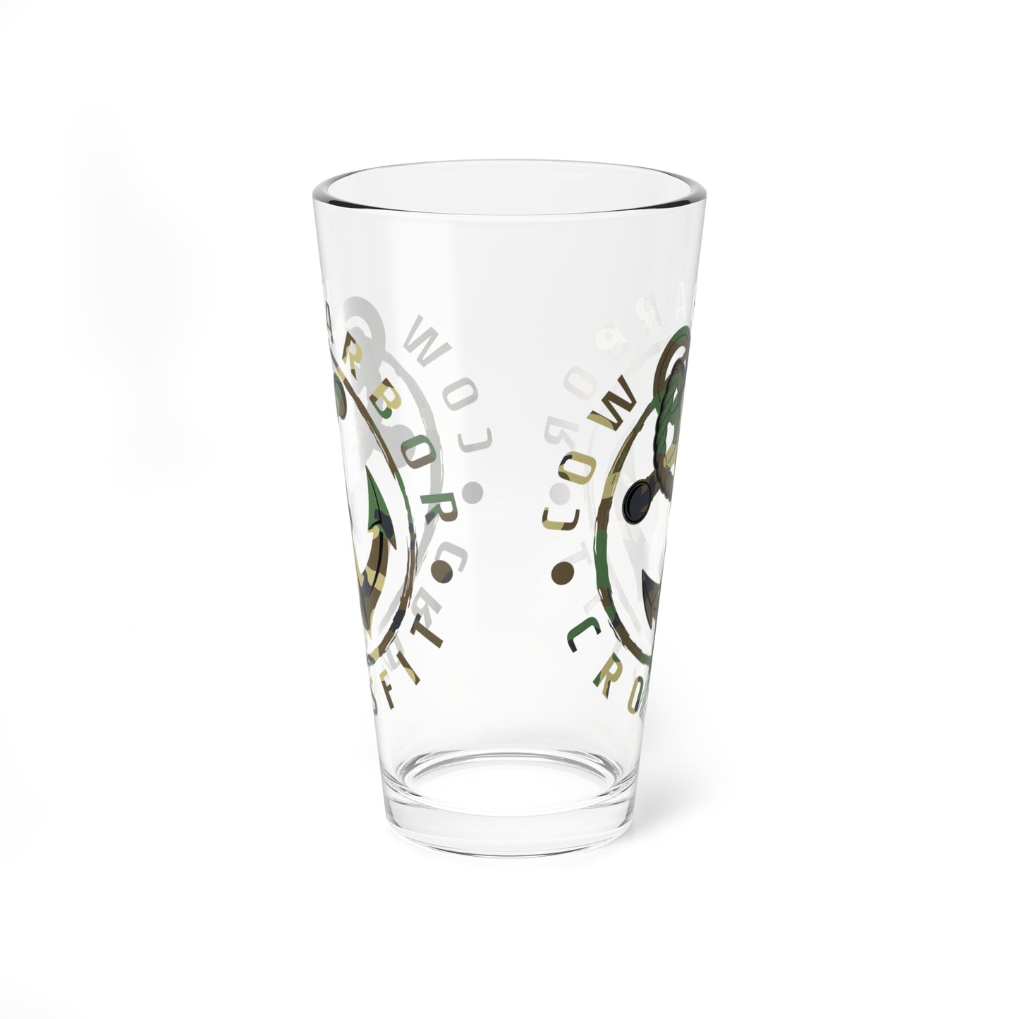 Camo Pint Glass, 16oz