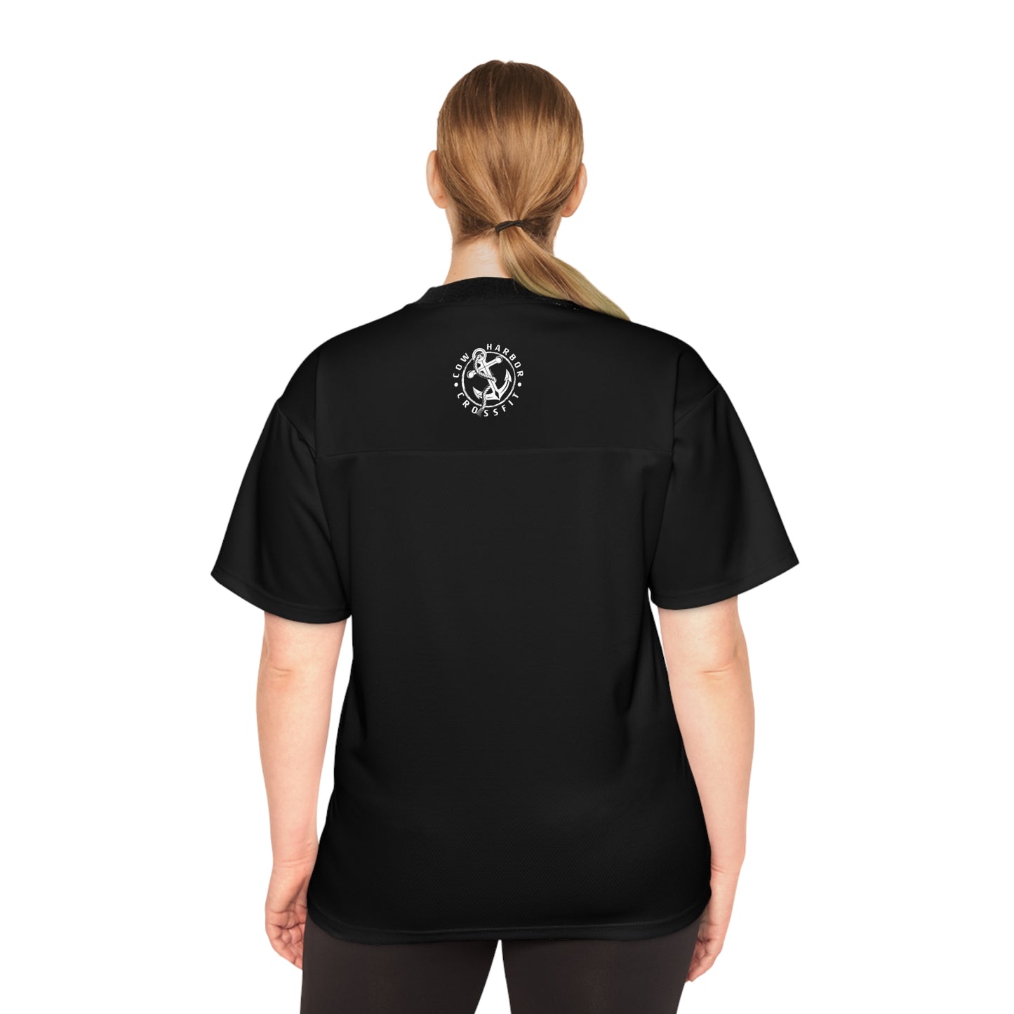 Gang Green Football Jersey in Black